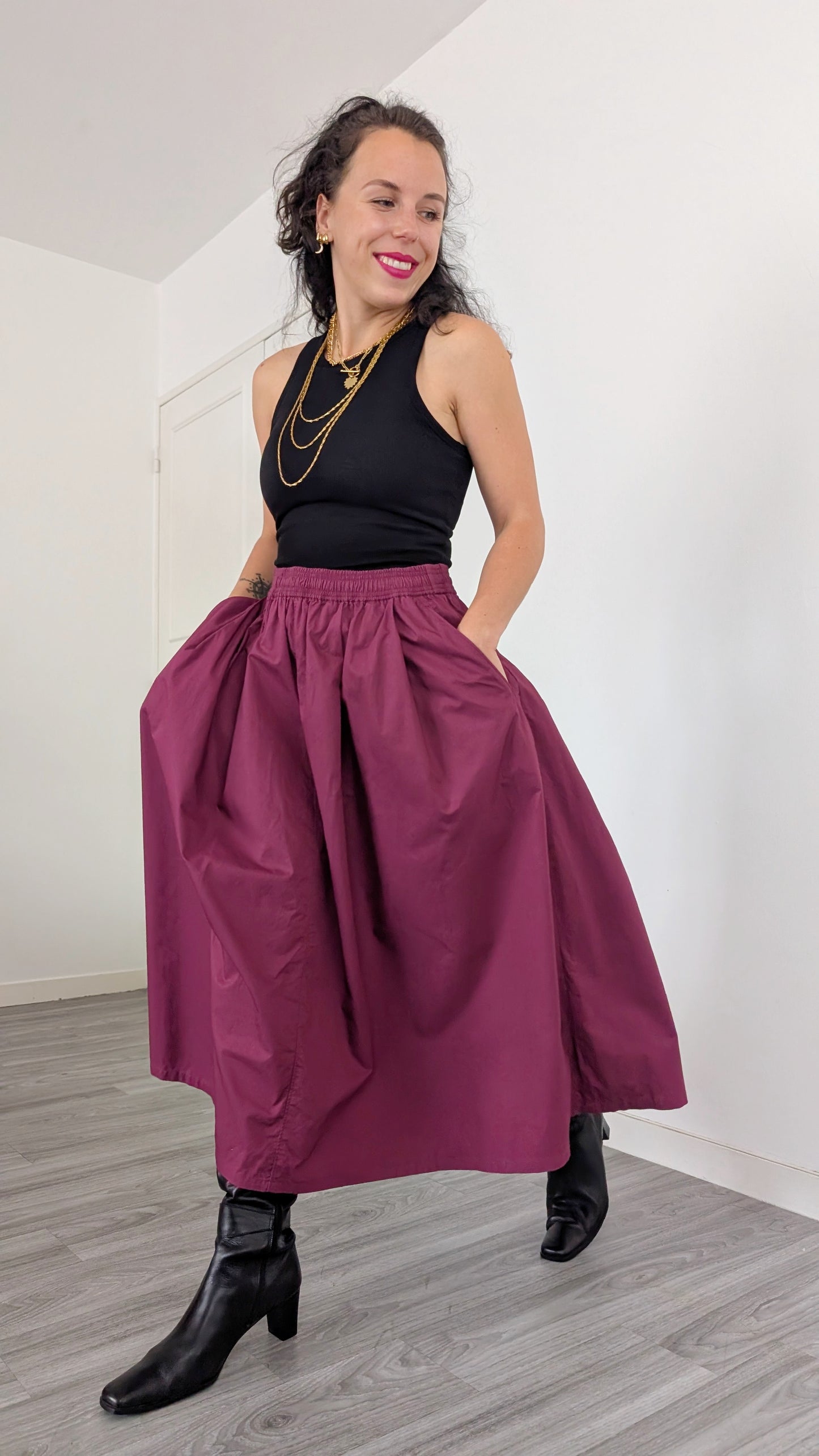 Jupe 2nde main coton T36-38