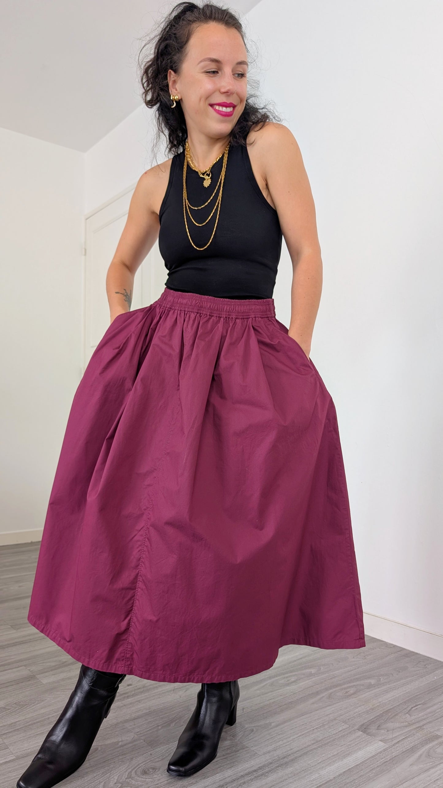 Jupe 2nde main coton T36-38