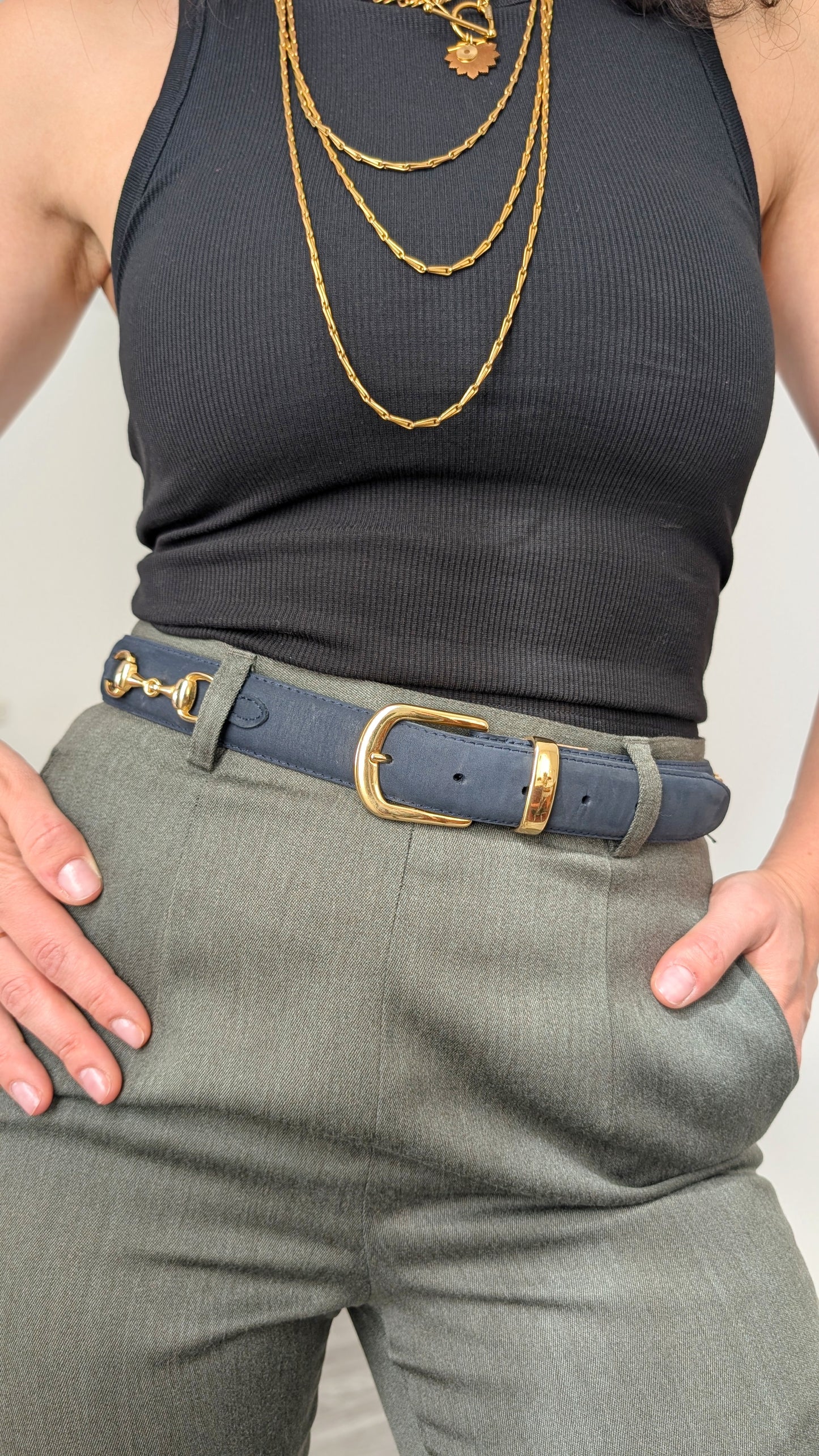 Ceinture cuir T34-36