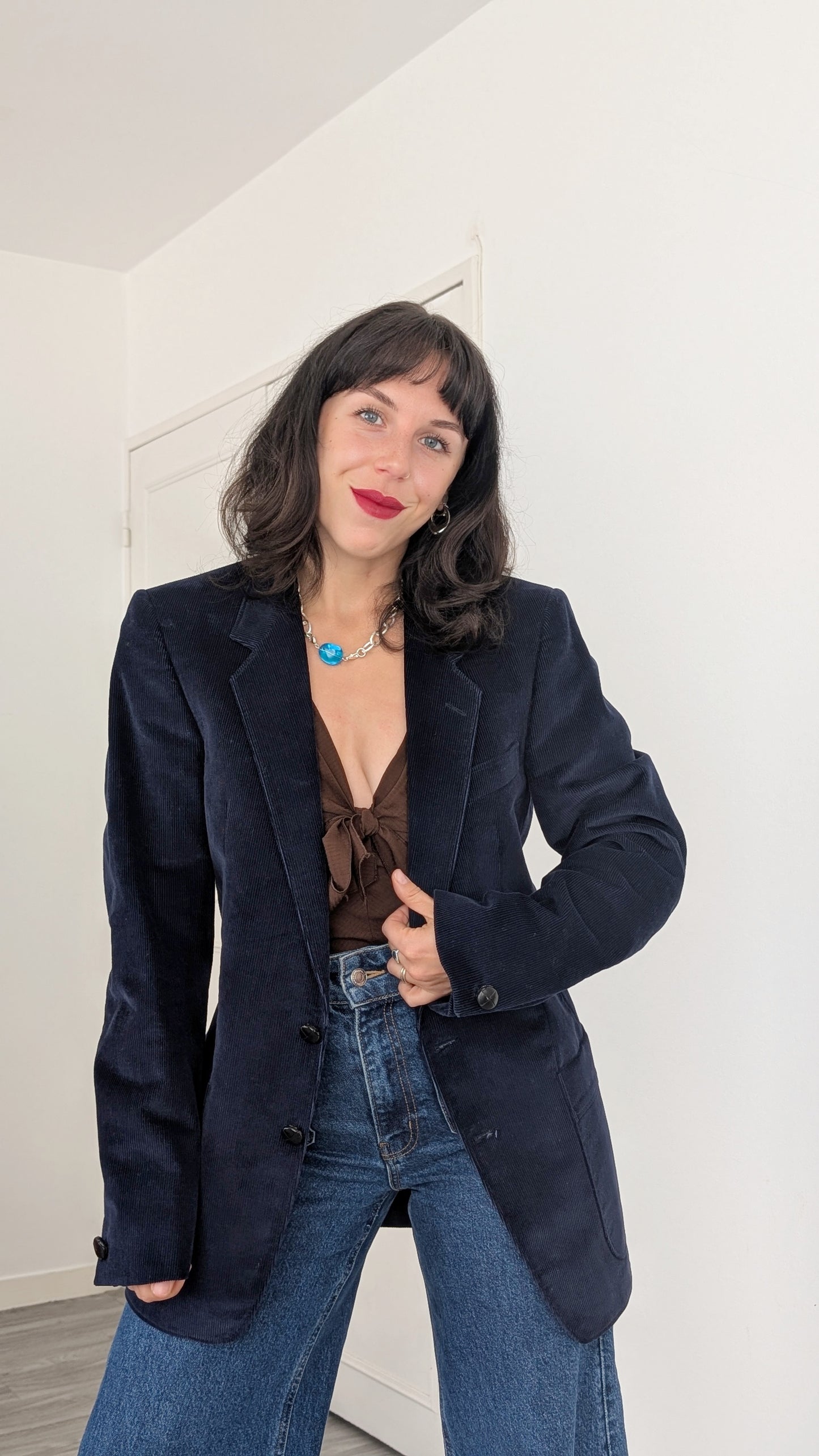 Blazer masculin velours de coton T38