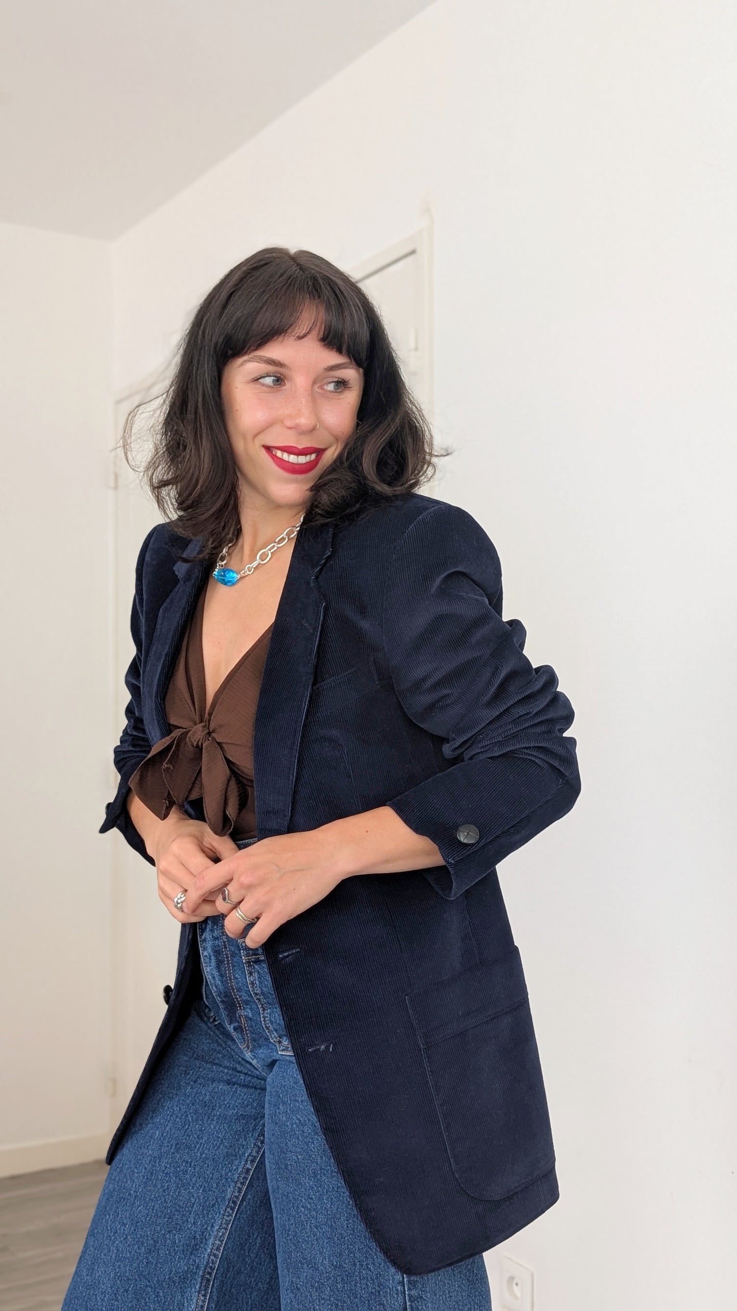 Blazer masculin velours de coton T38