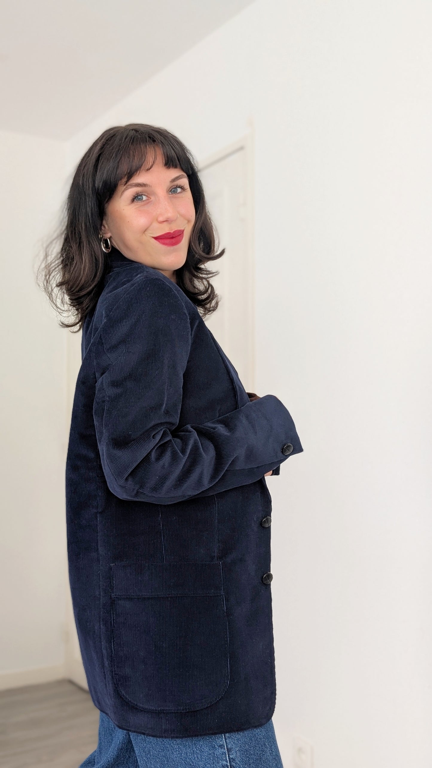 Blazer masculin velours de coton T38