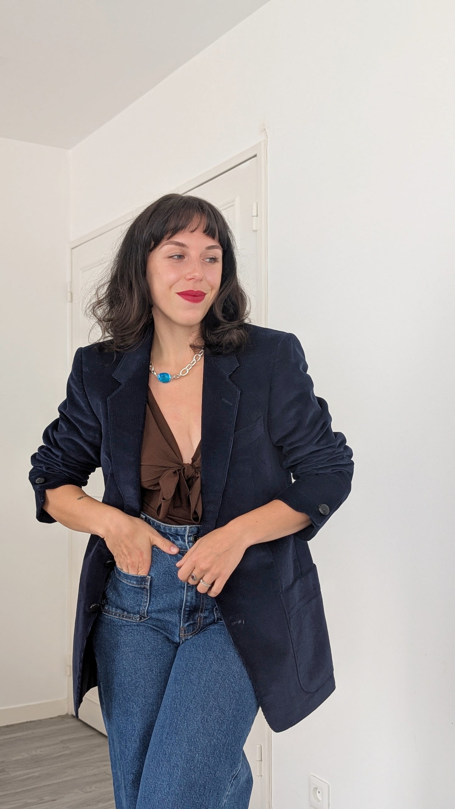 Blazer masculin velours de coton T38