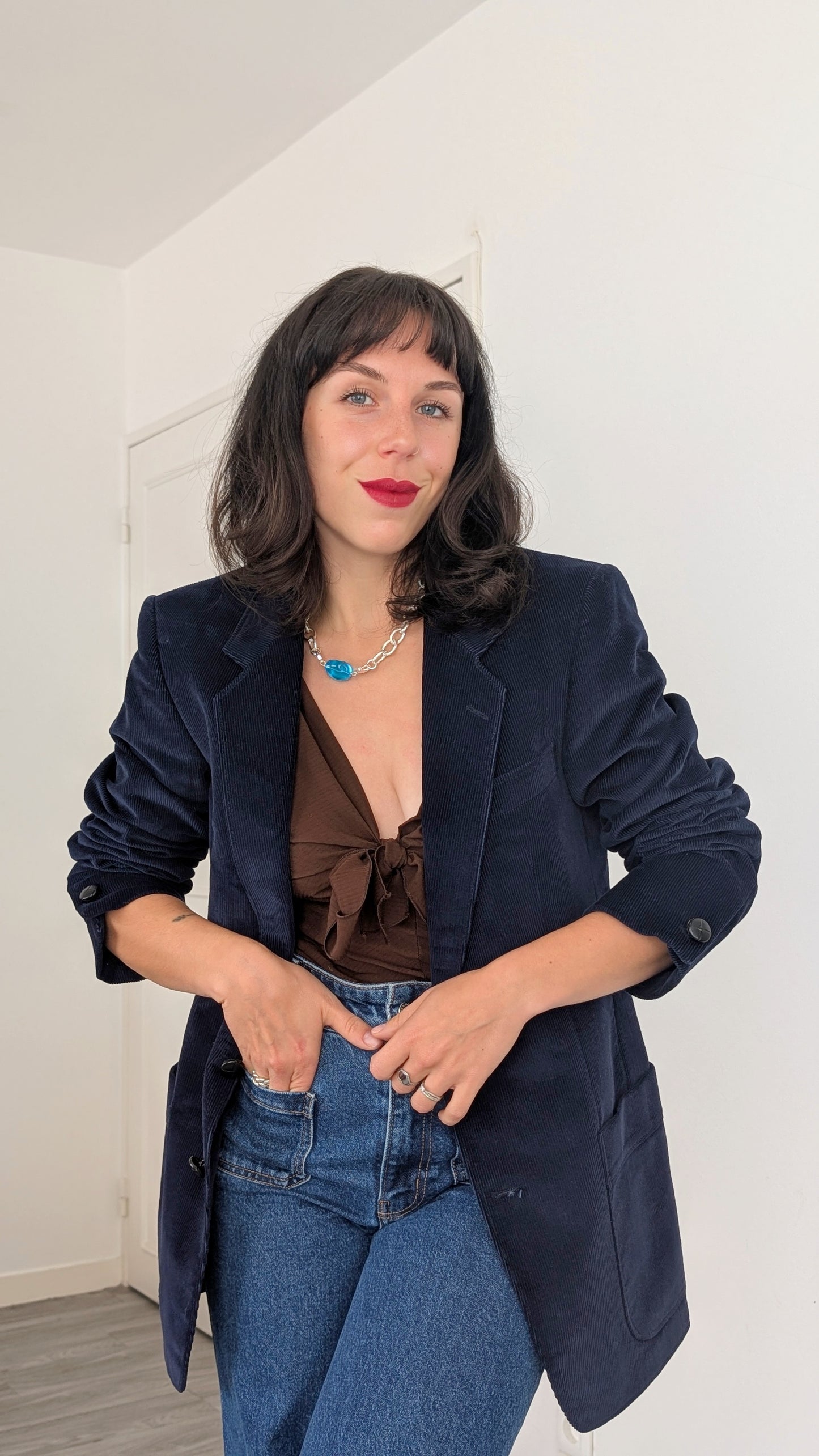 Blazer masculin velours de coton T38