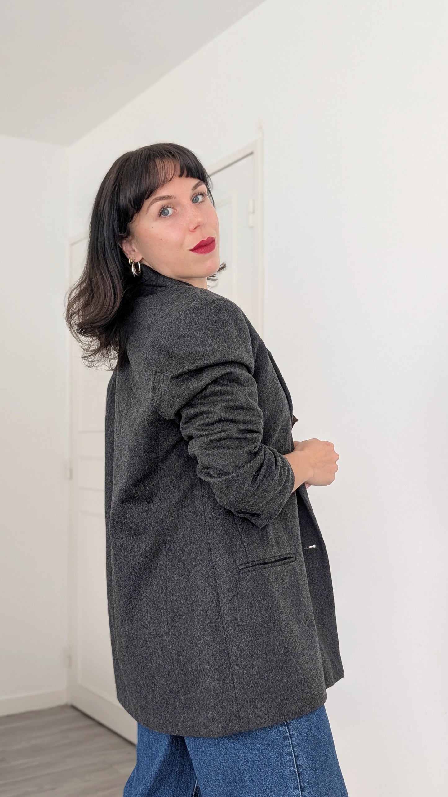 Blazer laine et cachemire T42