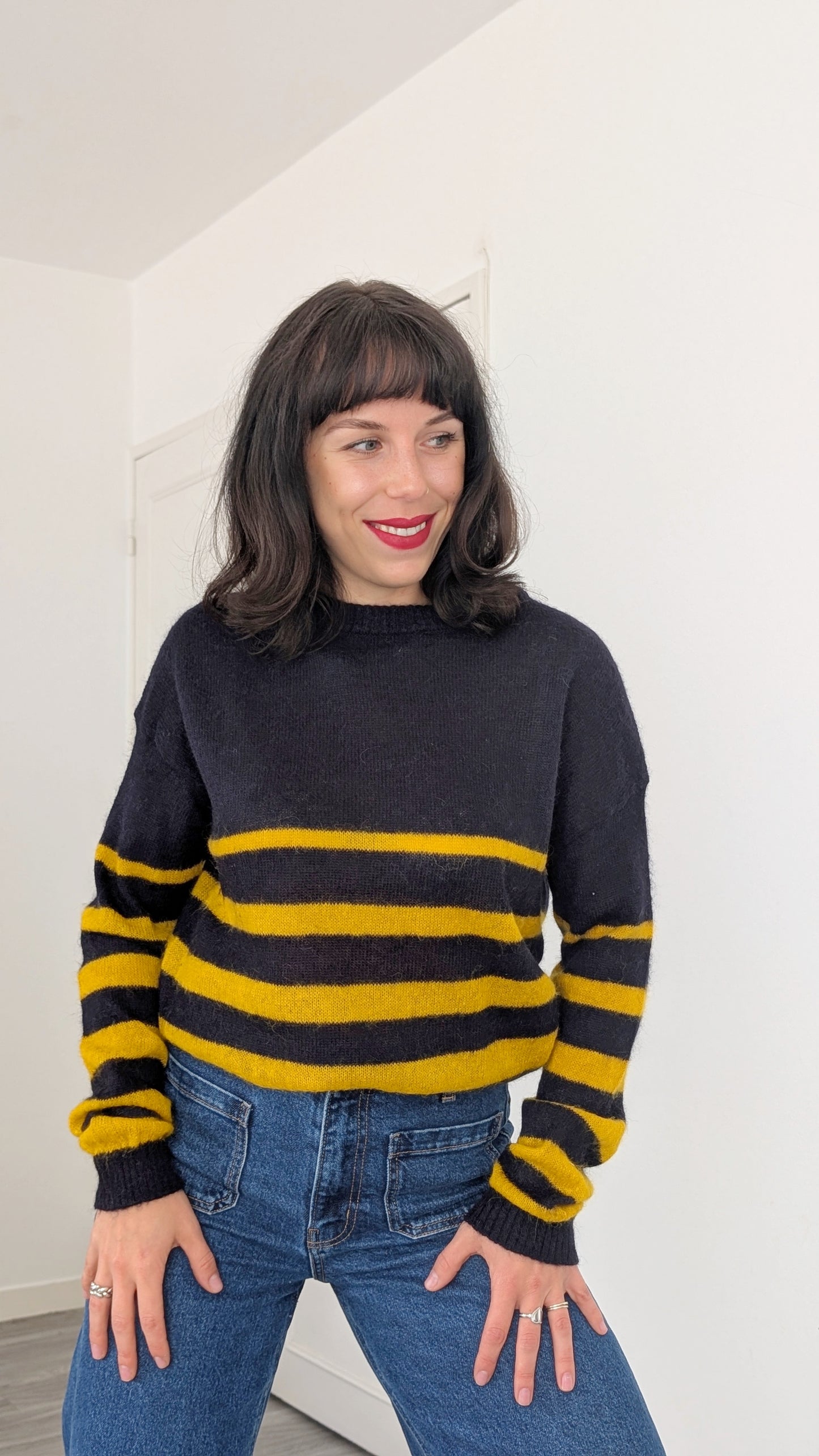 Pull baby alpaca et superkid mohair T40-42