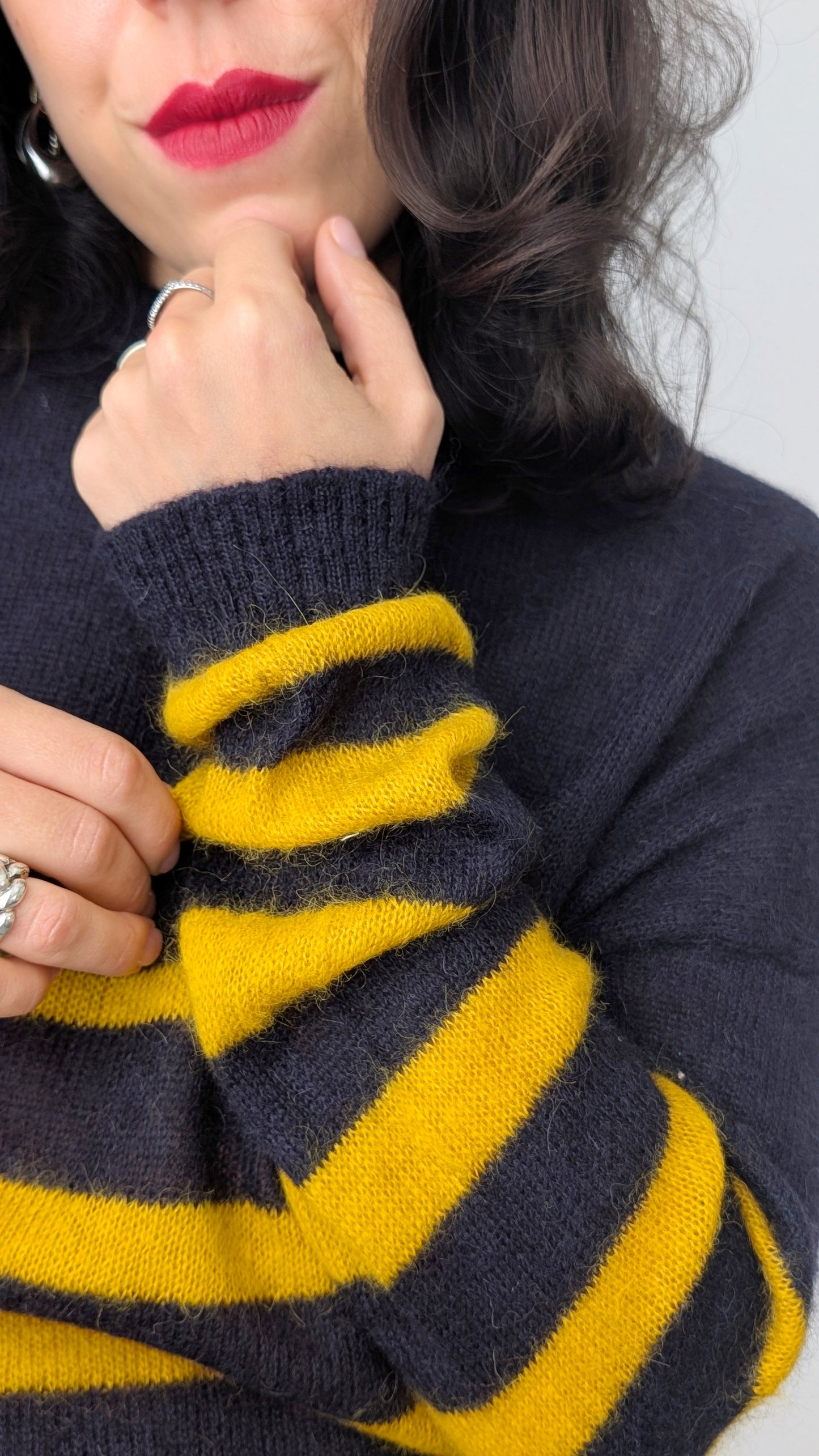 Pull baby alpaca et superkid mohair T40-42