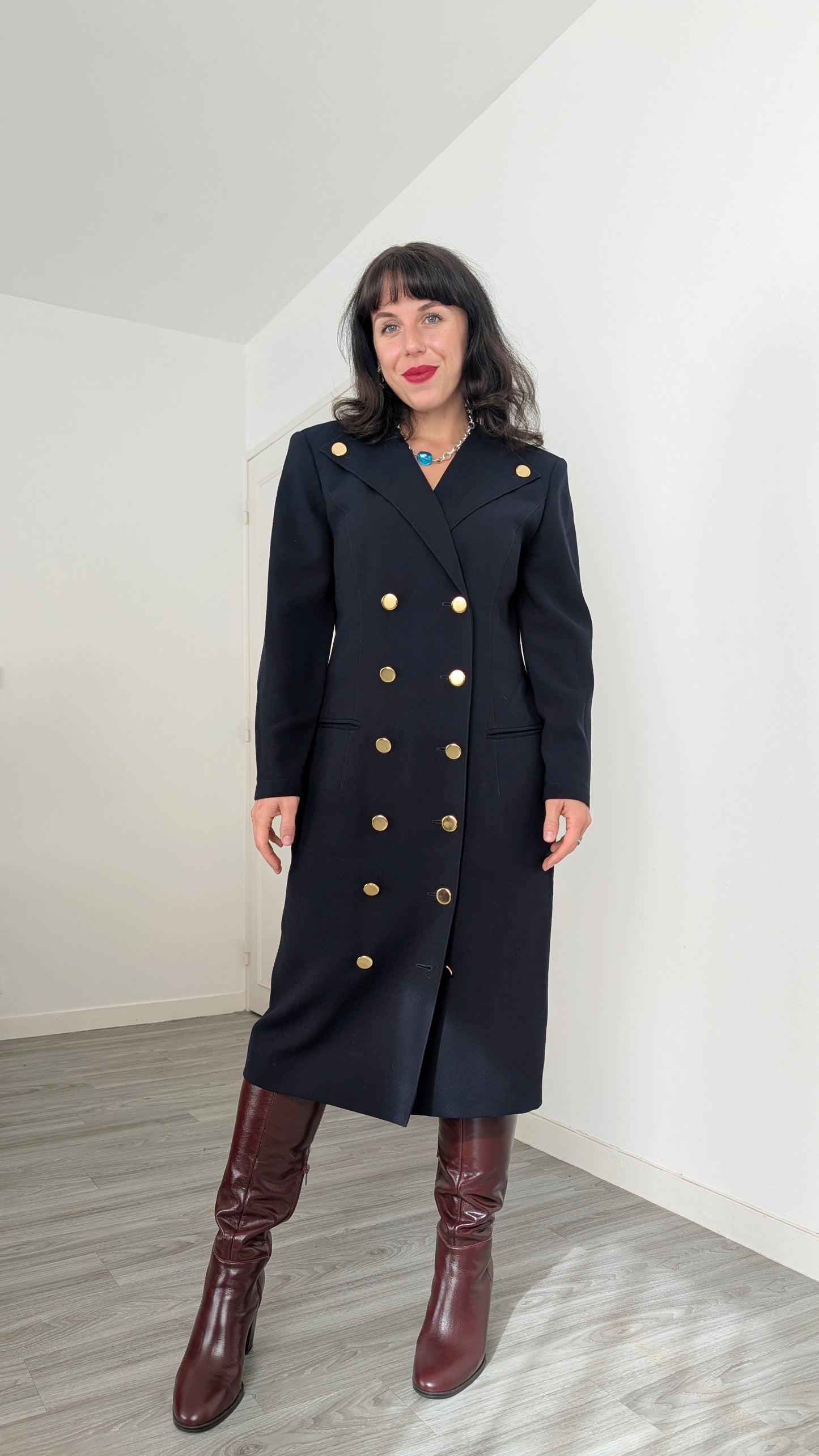 Robe/veste Louis Féraud laine T38