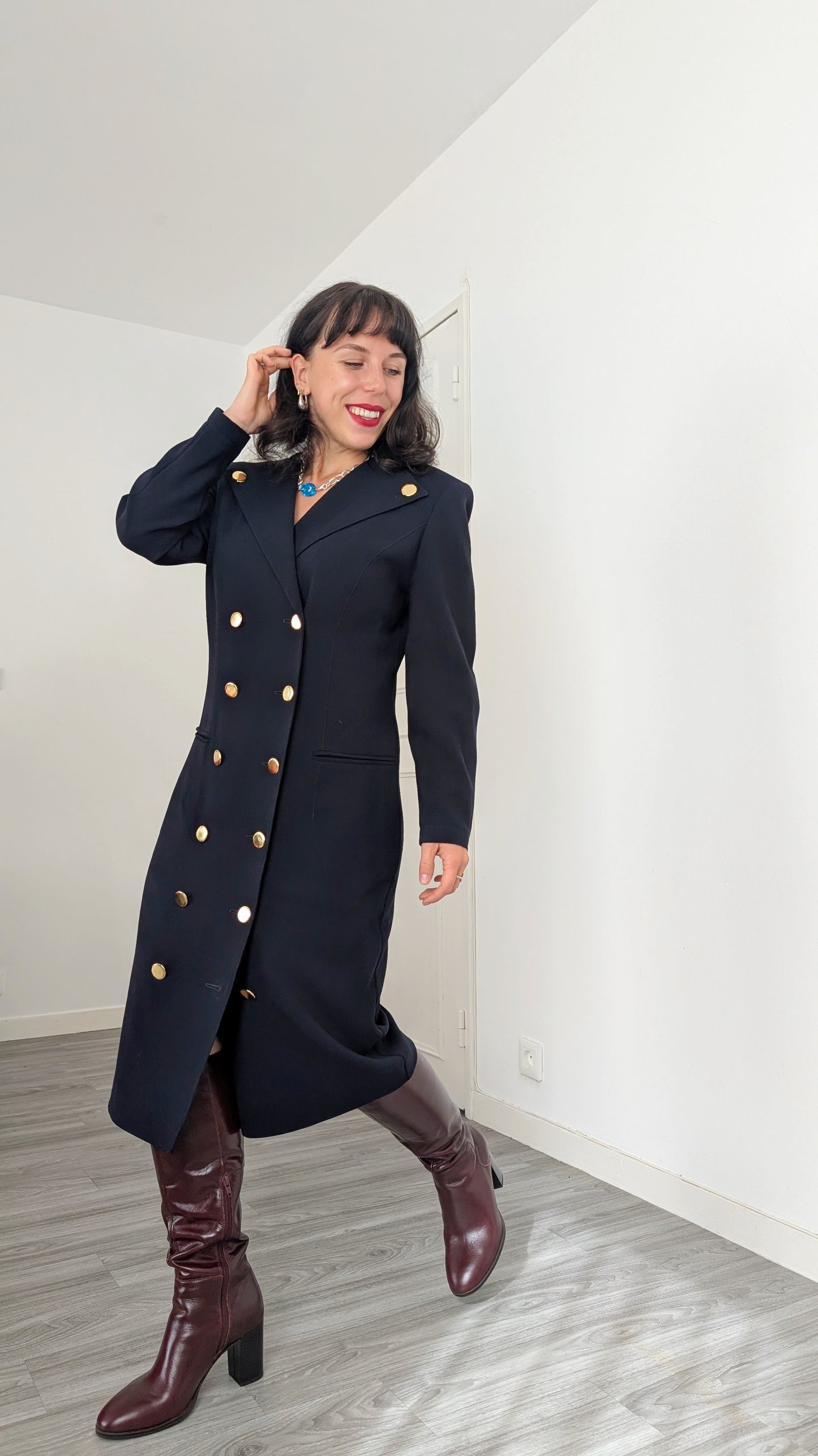 Robe/veste Louis Féraud laine T38