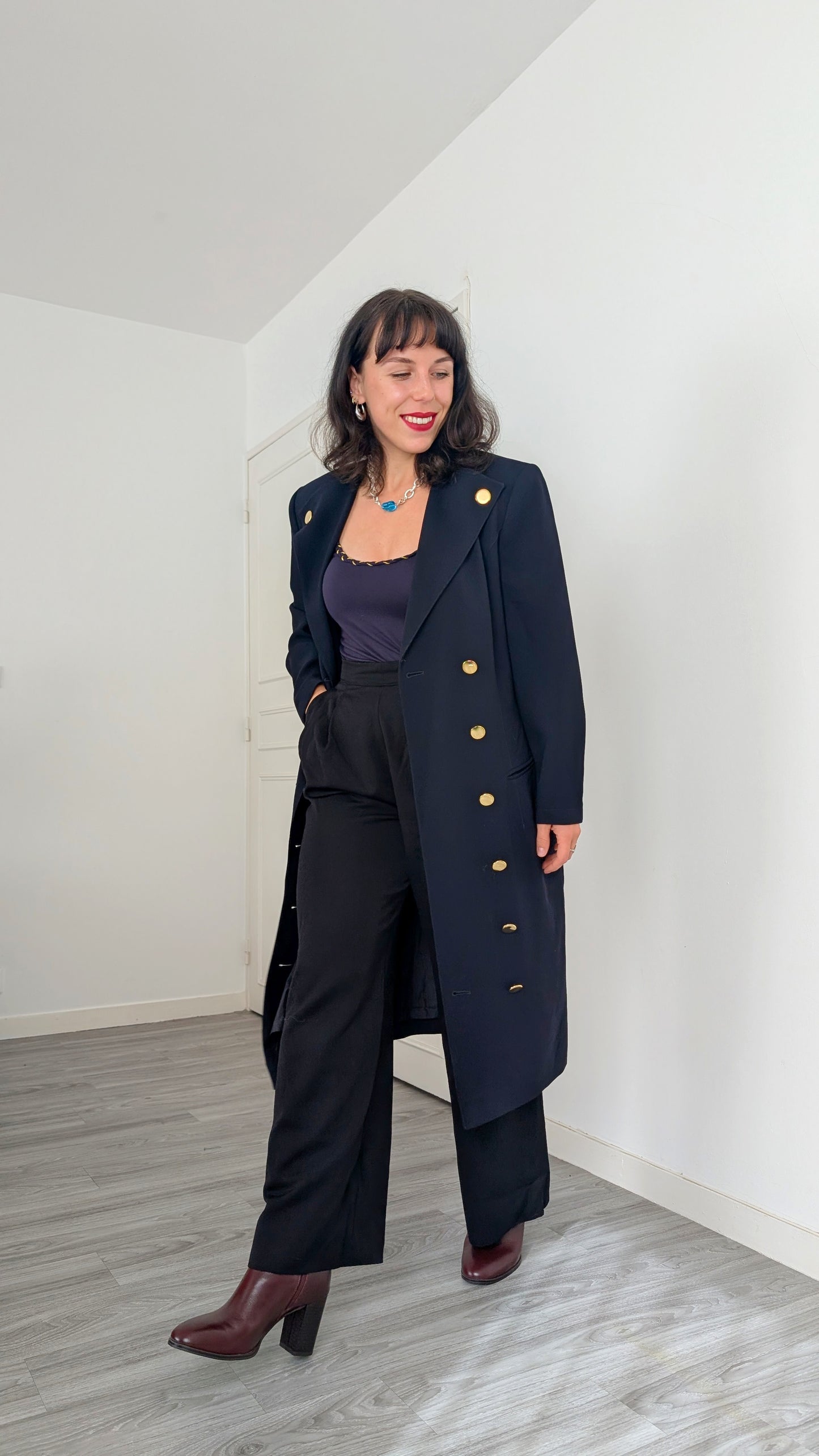 Robe/veste Louis Féraud laine T38