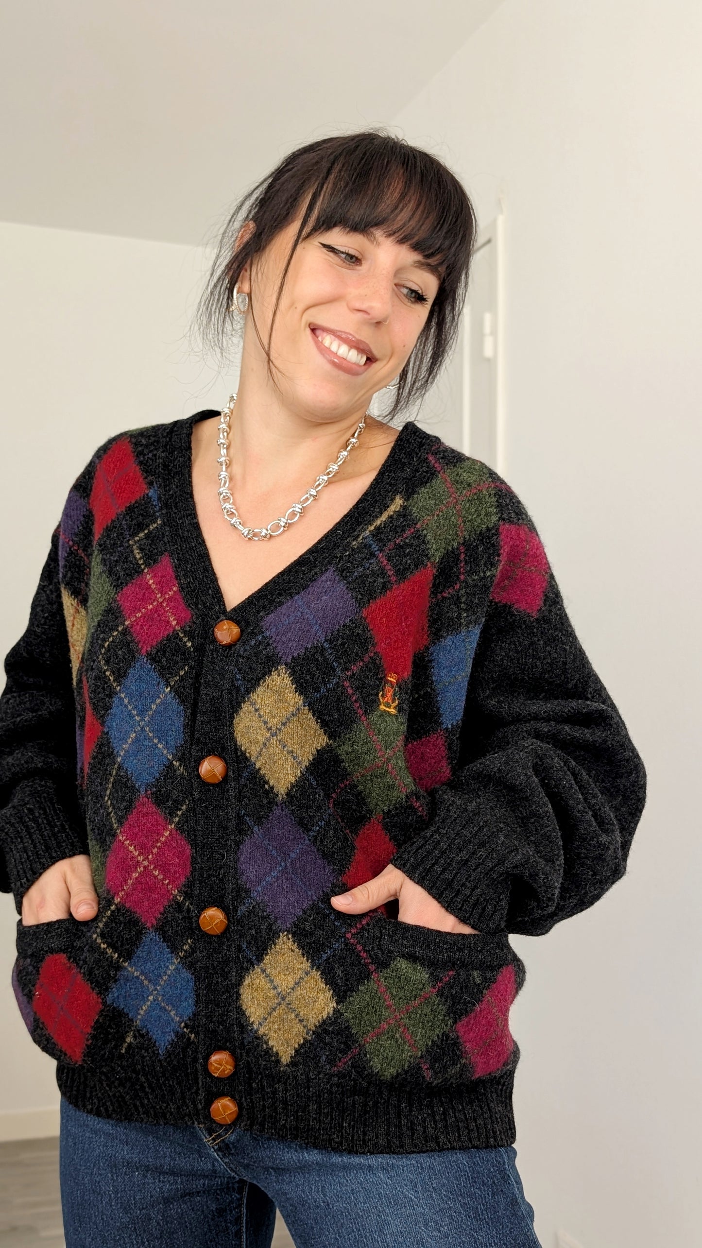 Cardigan pure laine T42-44