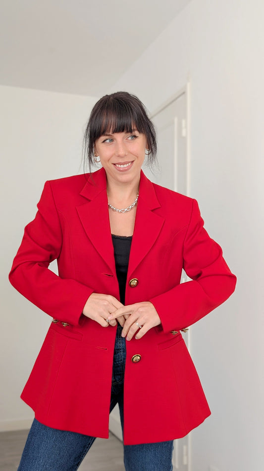 Blazer laine 80s T38