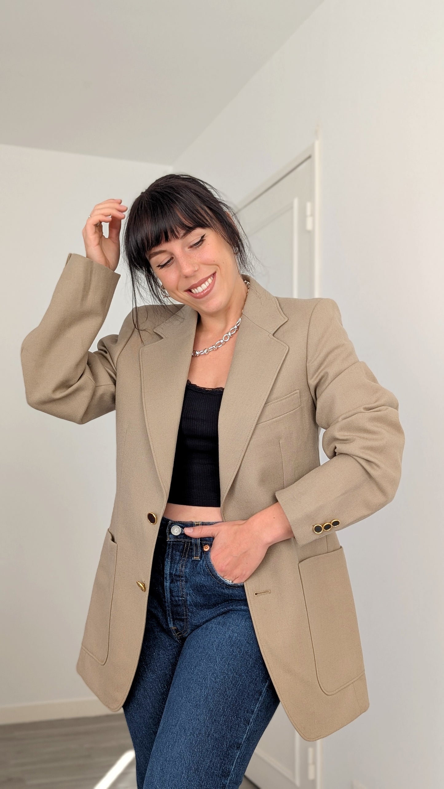 Blazer 70s laine T38-40