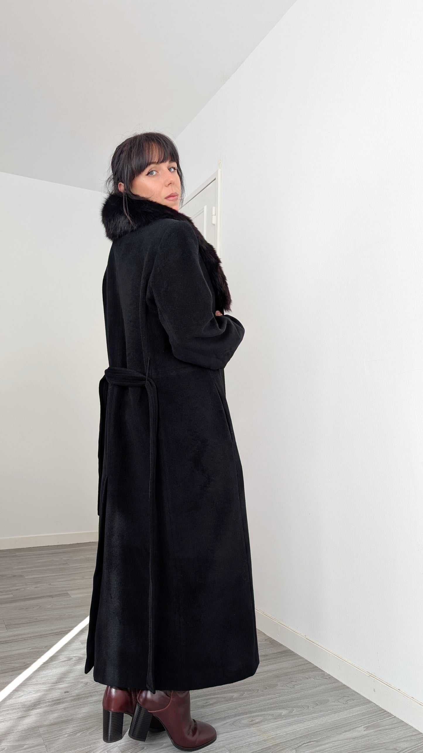 Manteau élégant laine T40