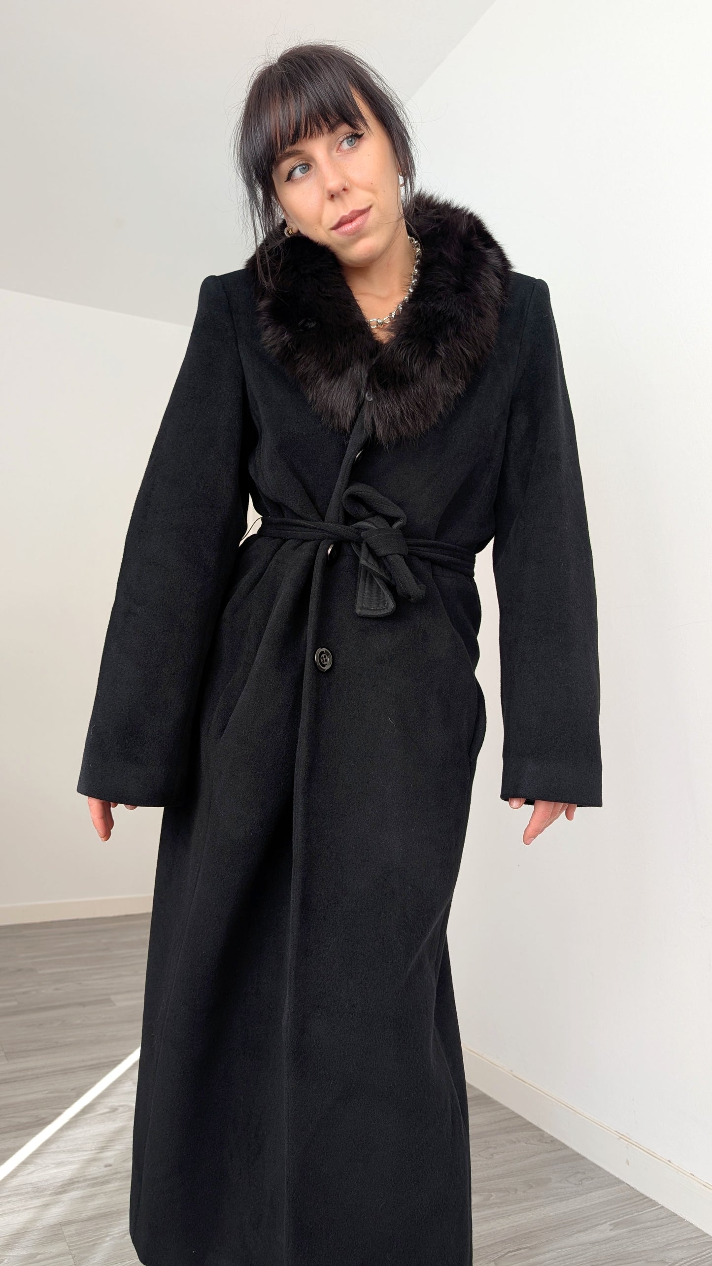 Manteau élégant laine T40