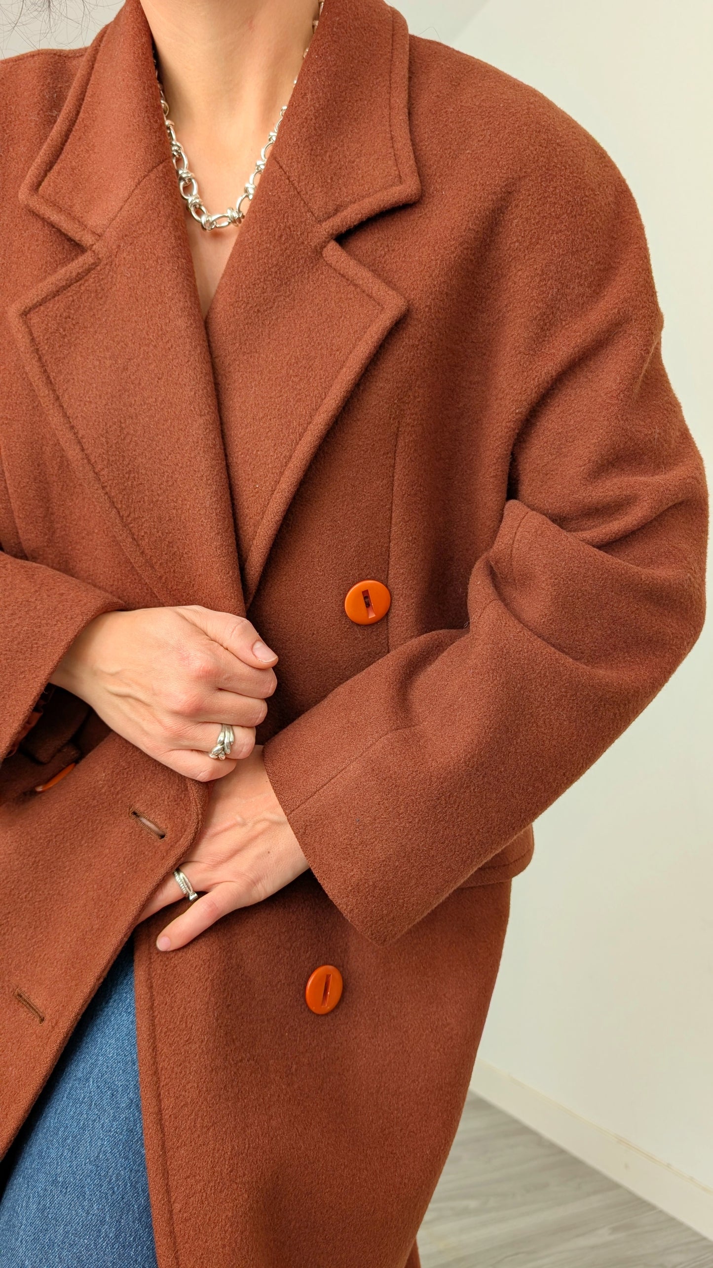 Manteau laine 80s T38-40