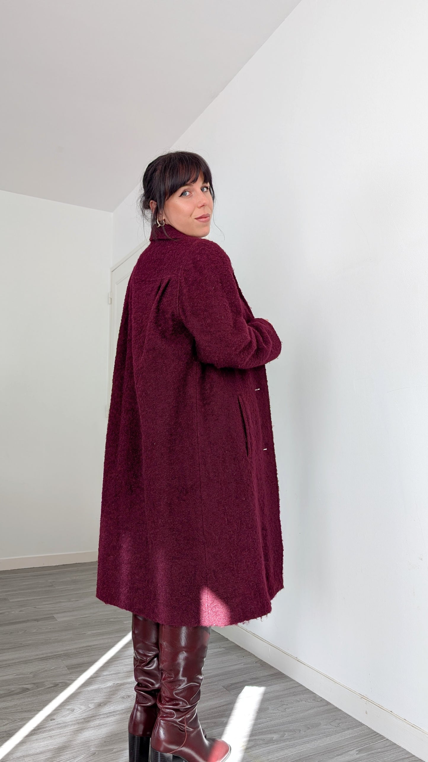 Manteau laine 70s T38