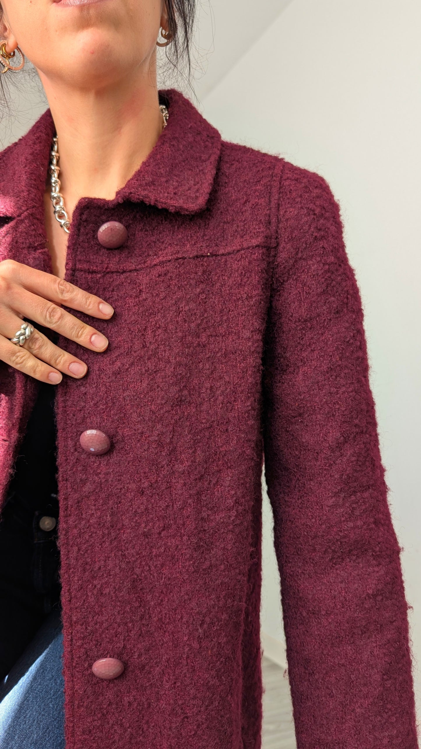 Manteau laine 70s T38