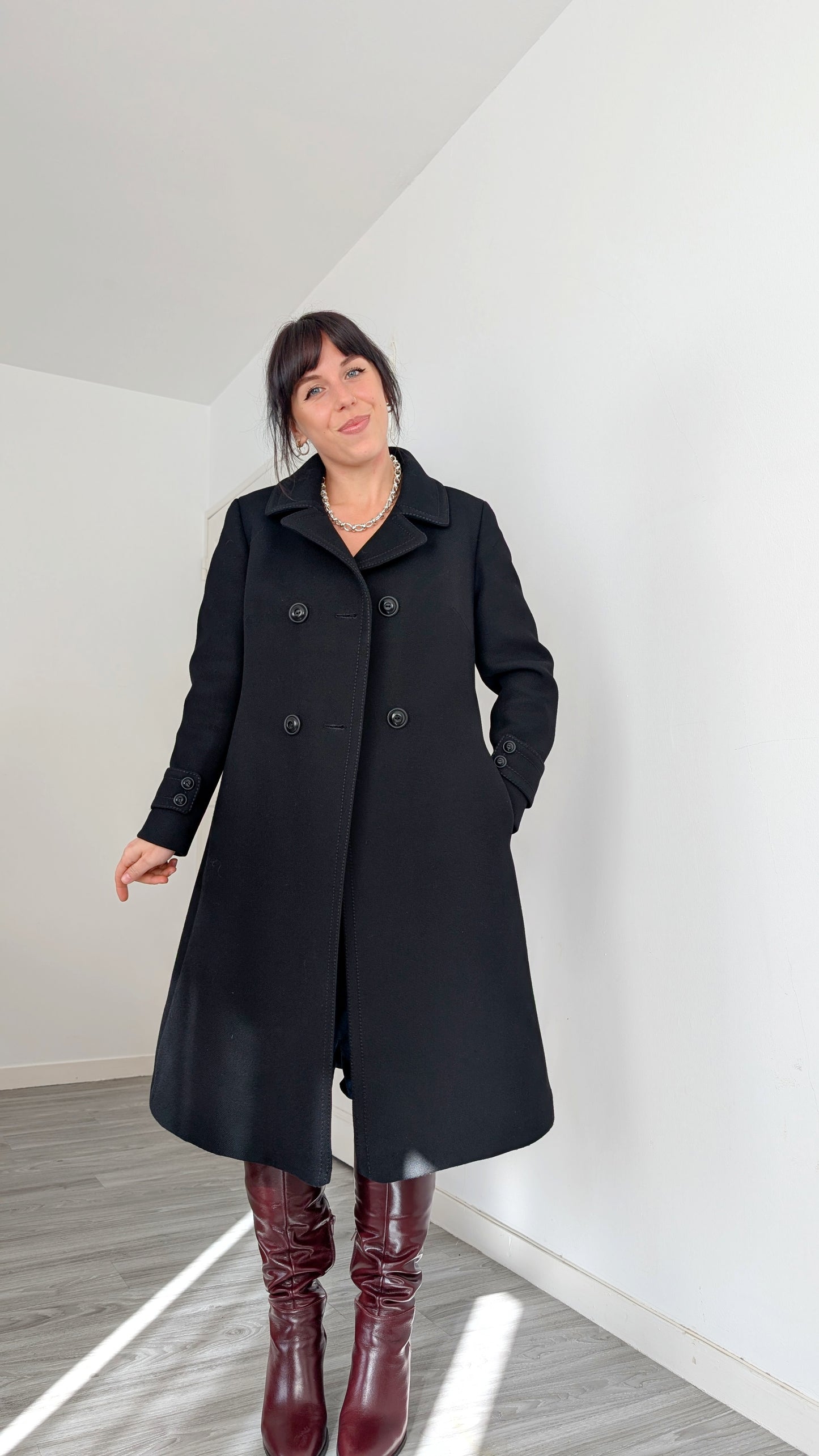 Manteau laine 1960 T36