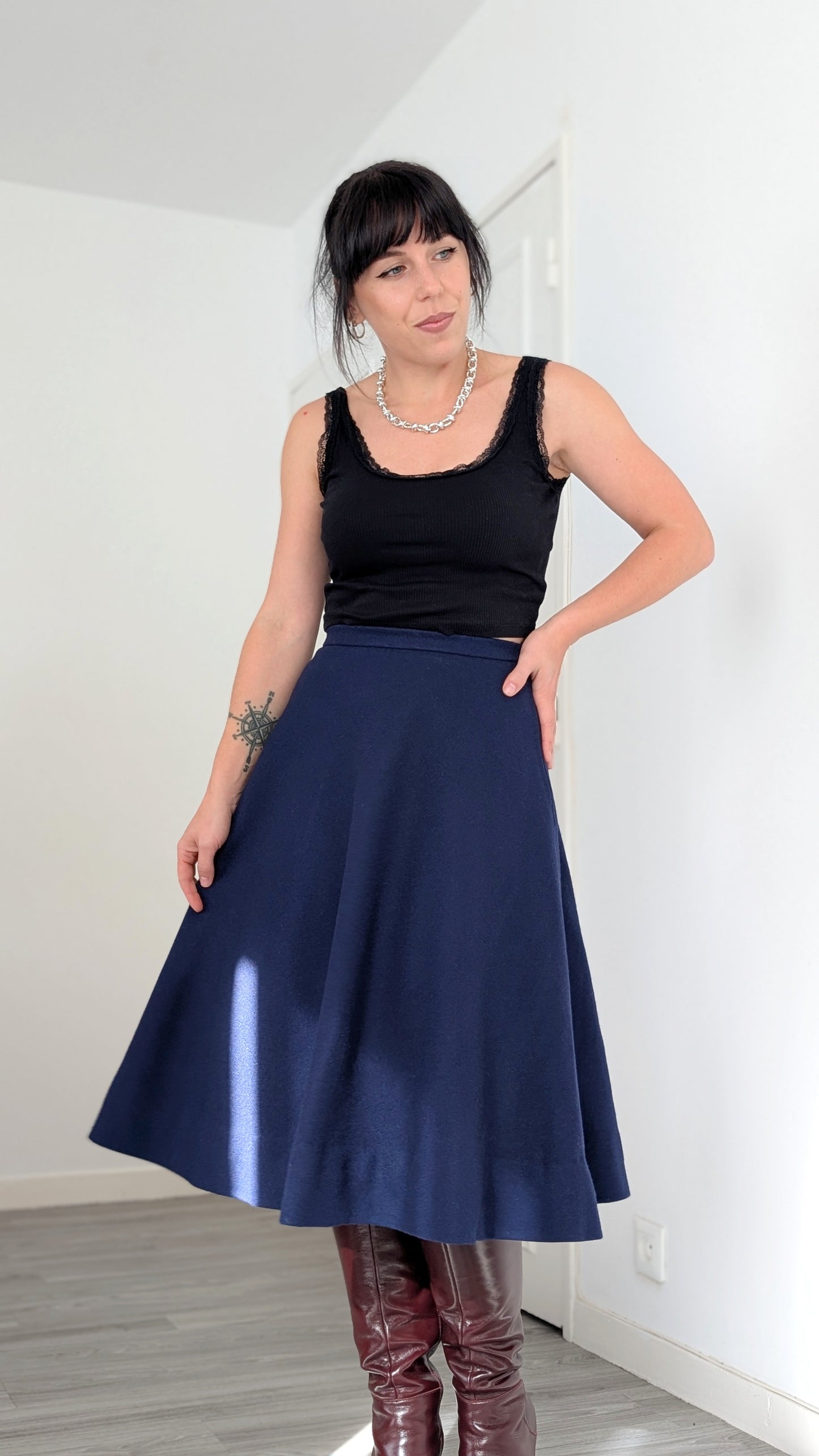 Jupe laine Guy Laroche T34