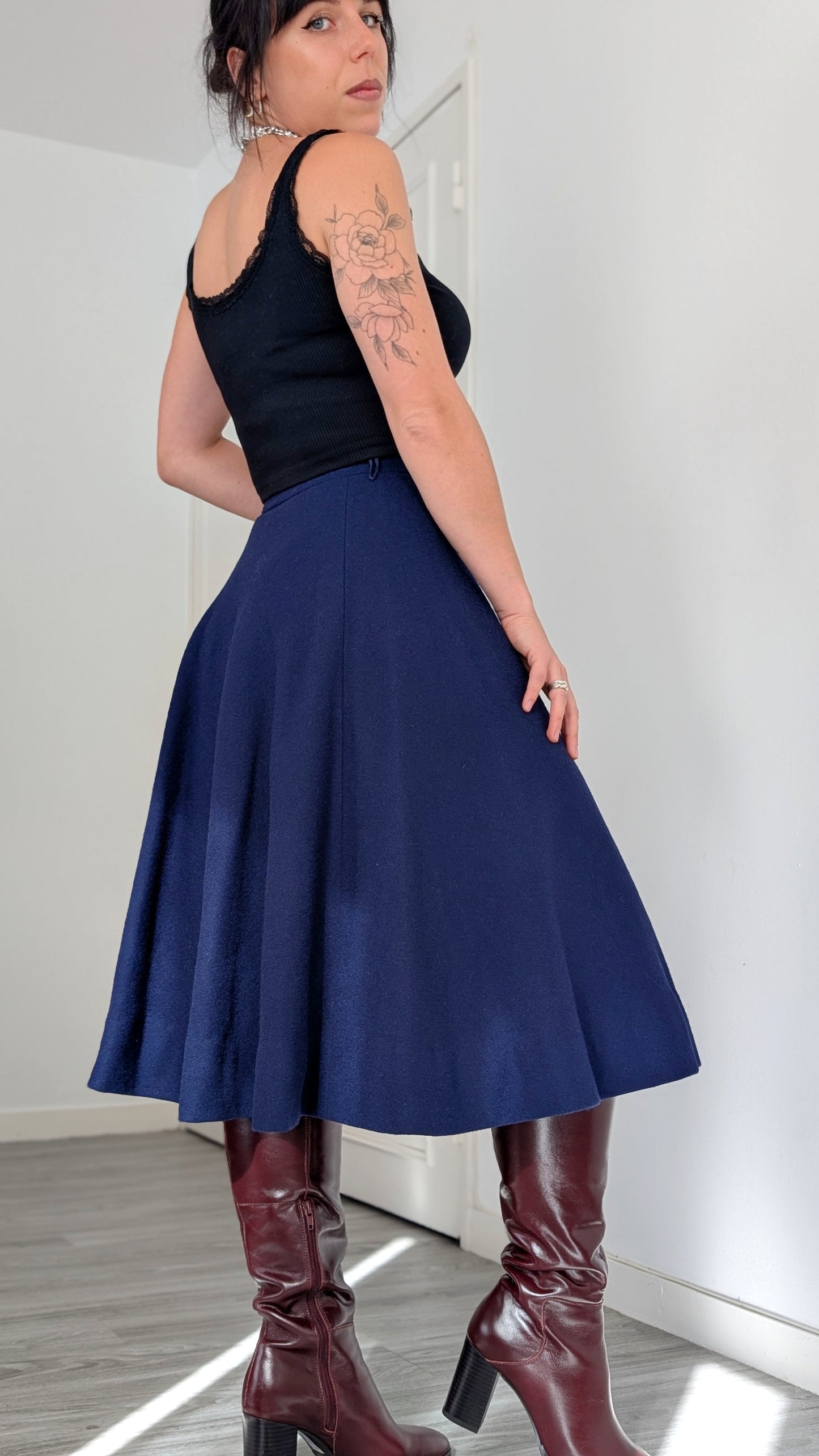 Jupe laine Guy Laroche T34