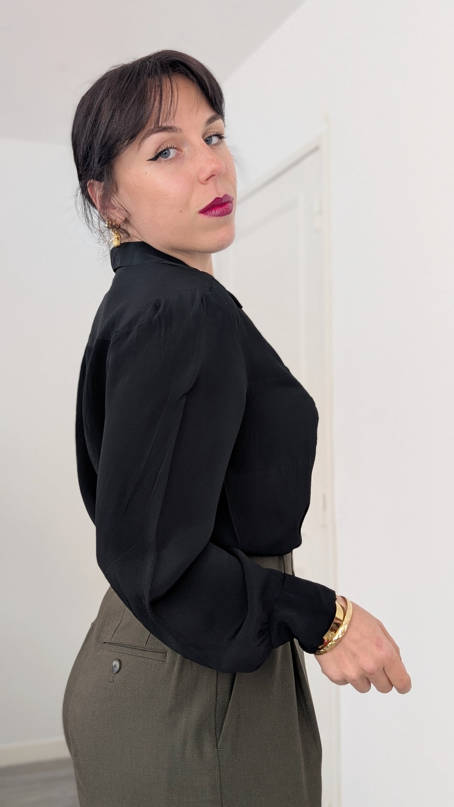 Blouse 50s viscose T36-38