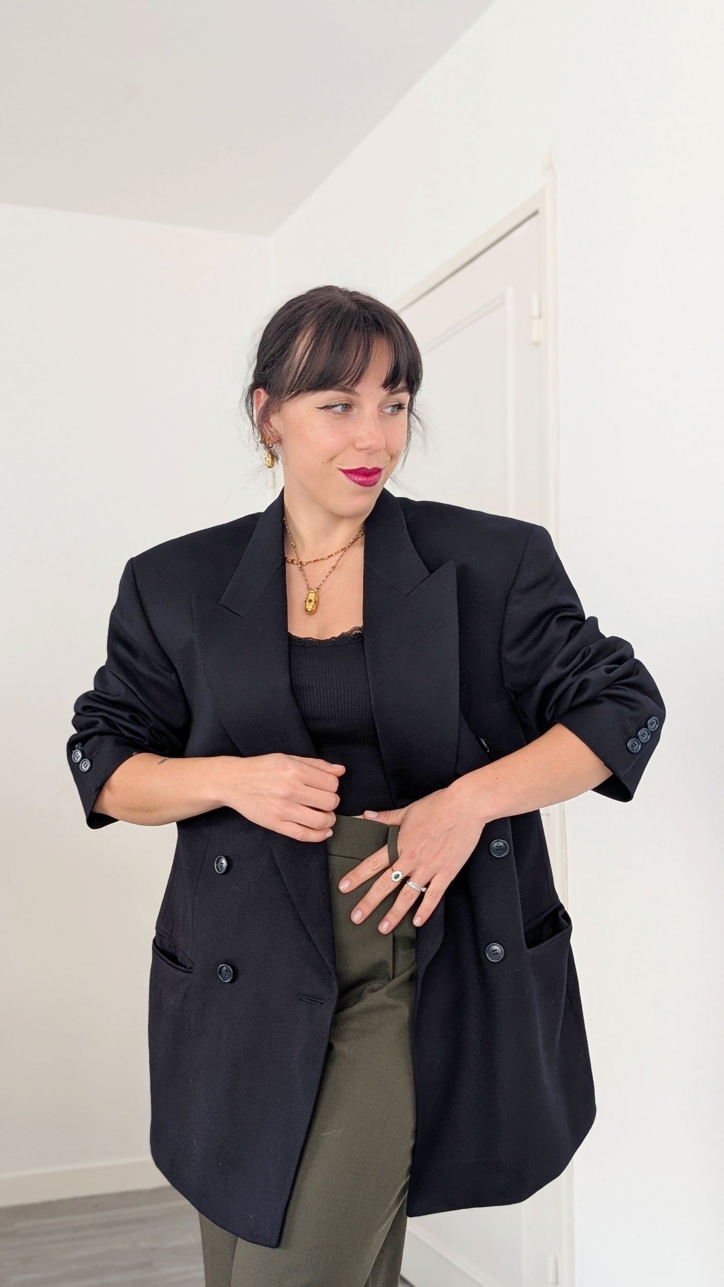 Blazer pure laine T42-44