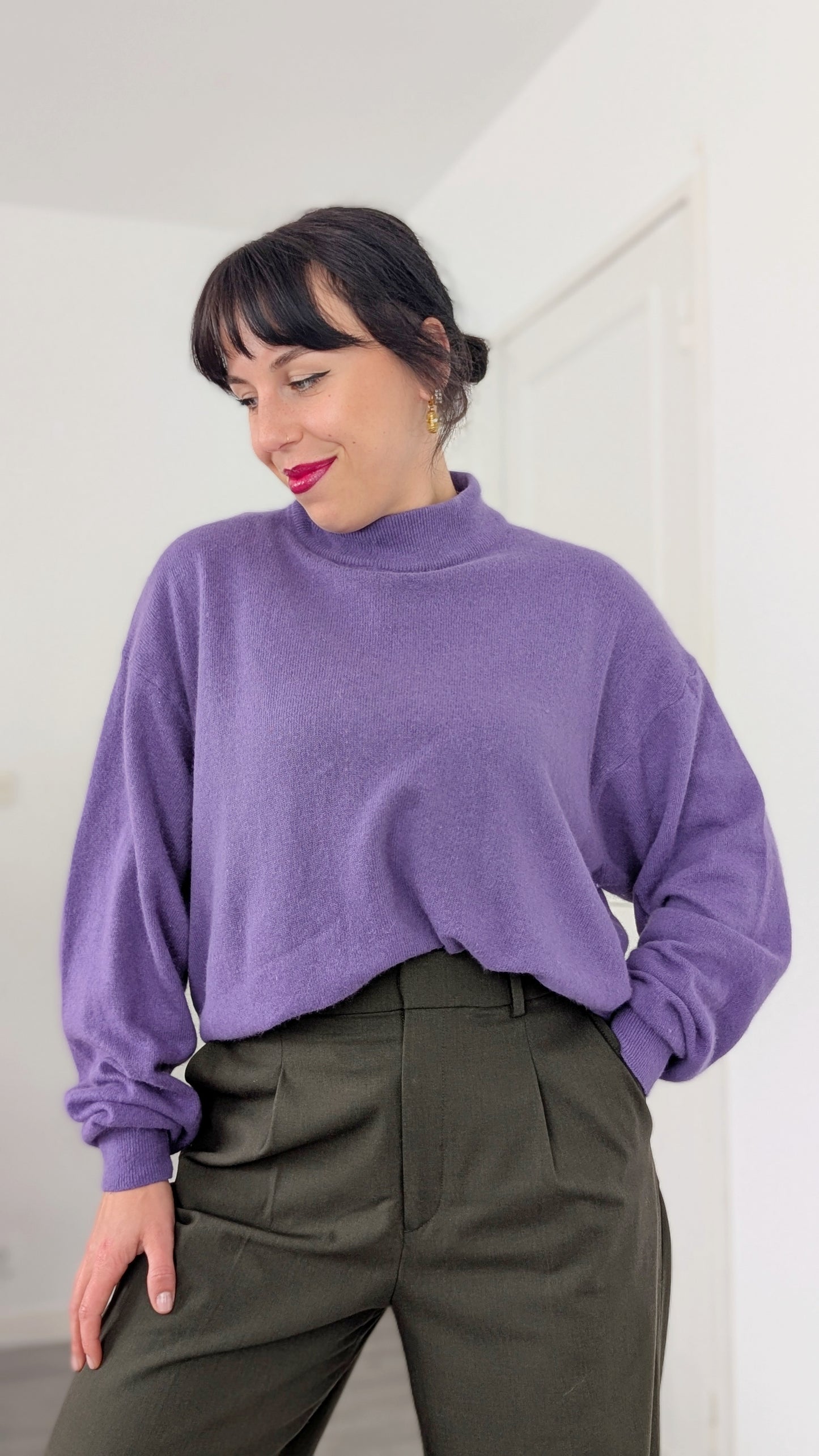 Pull angora et laine T42-44