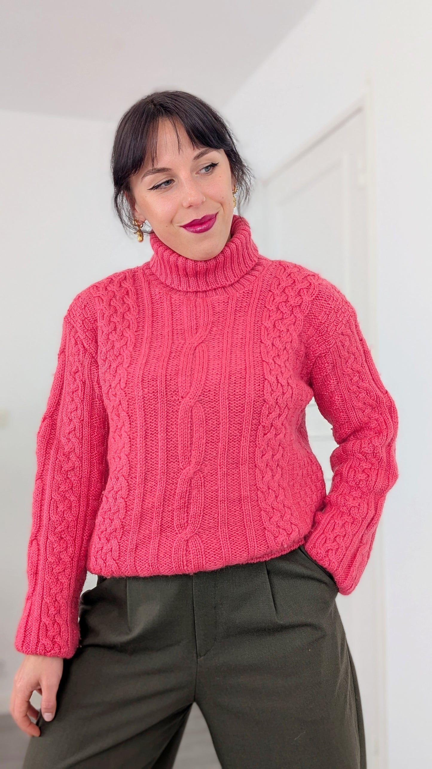 Pull laine mérinos irlandais T38