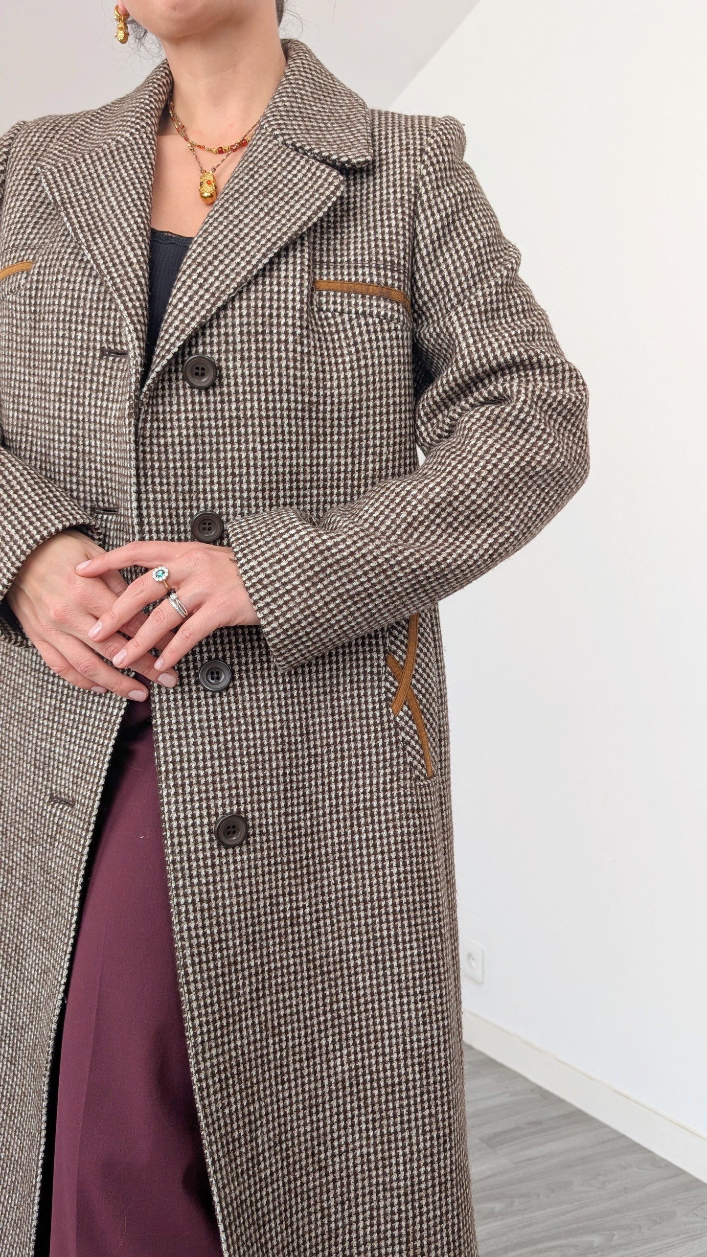 Manteau laine 70s T36-38