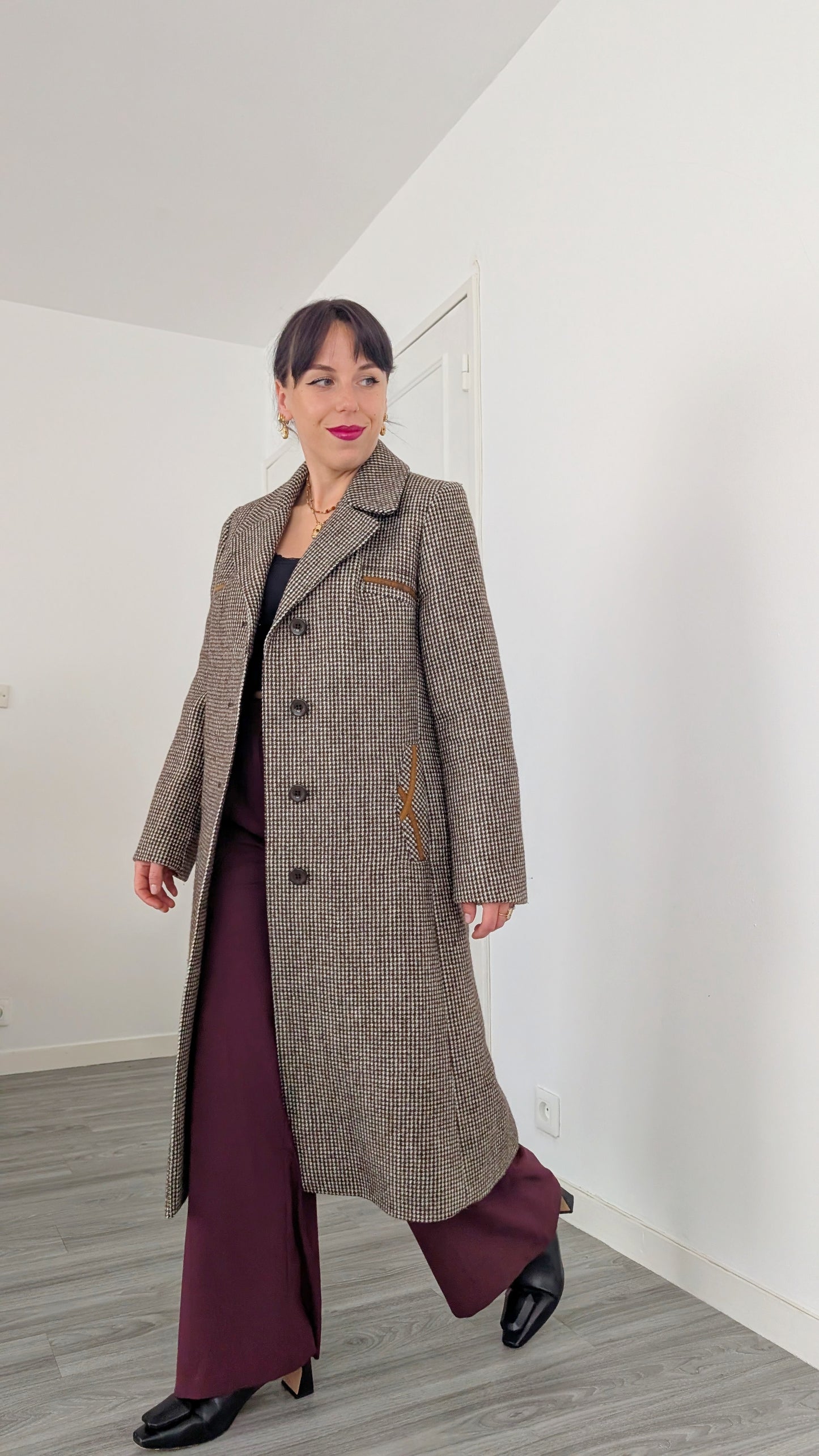 Manteau laine 70s T36-38