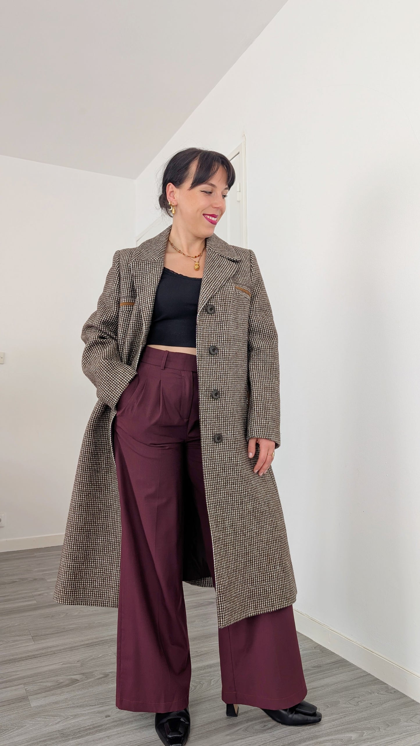 Manteau laine 70s T36-38