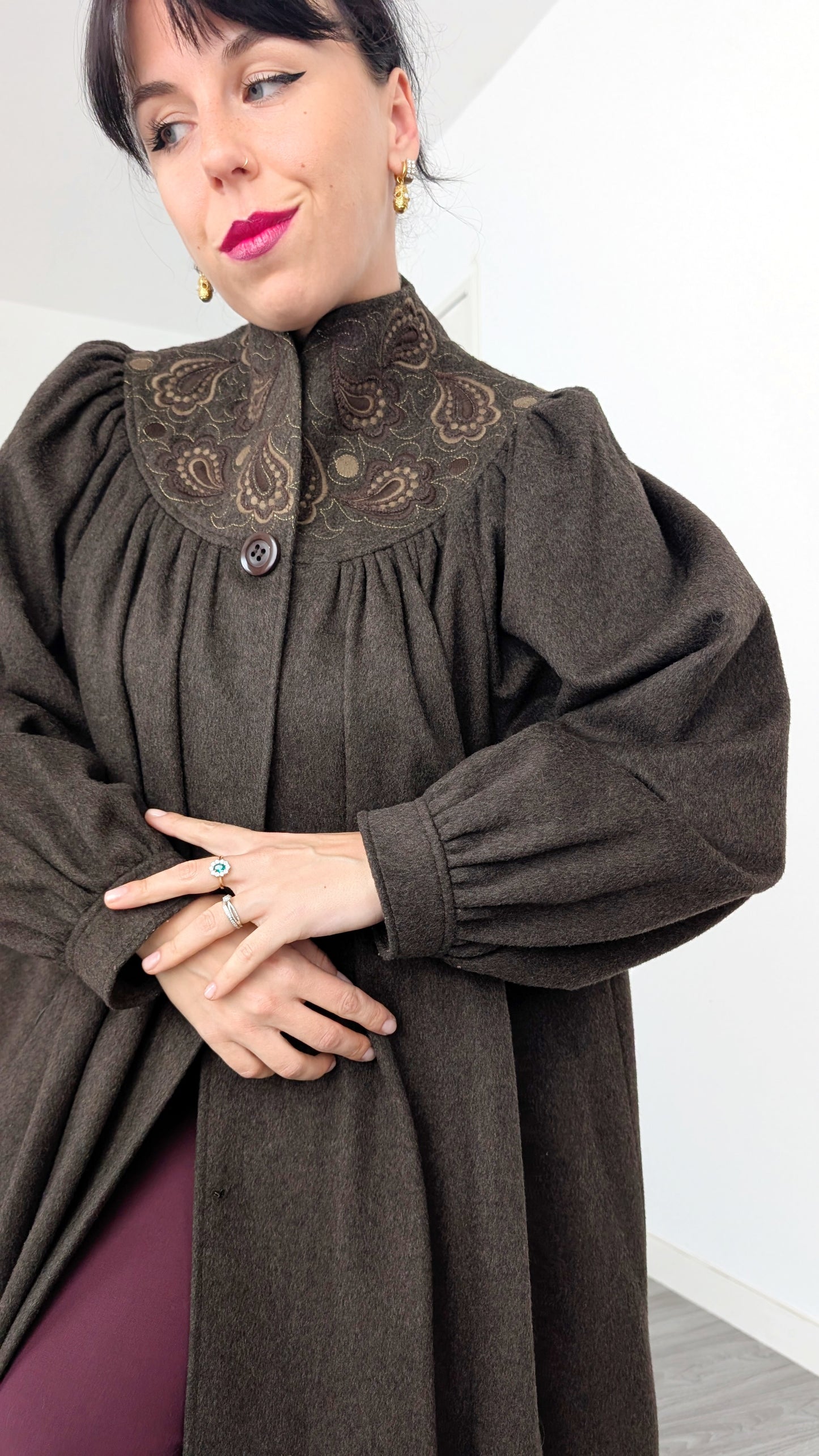 Manteau rare en laine T36