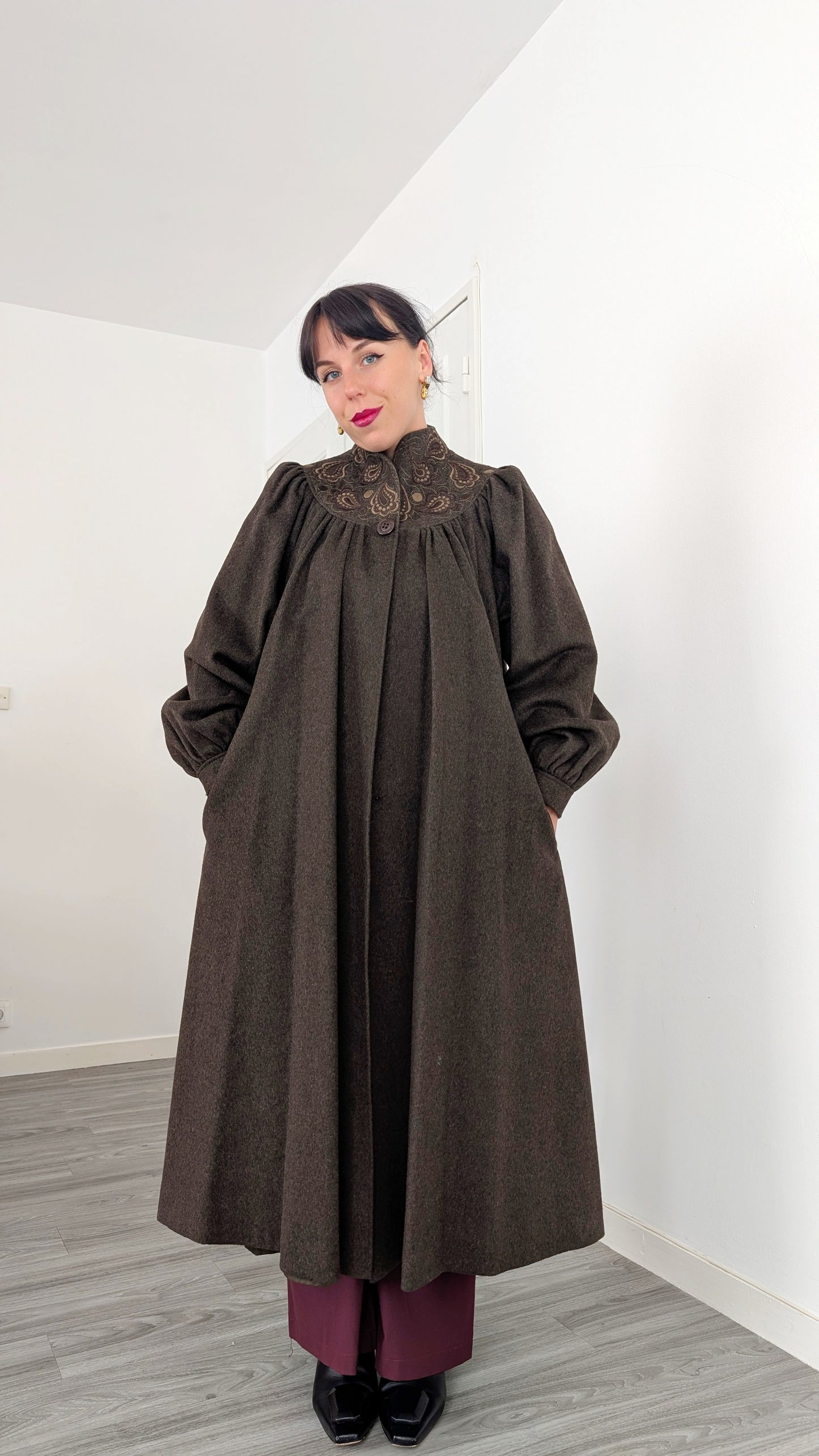 Manteau rare en laine T36