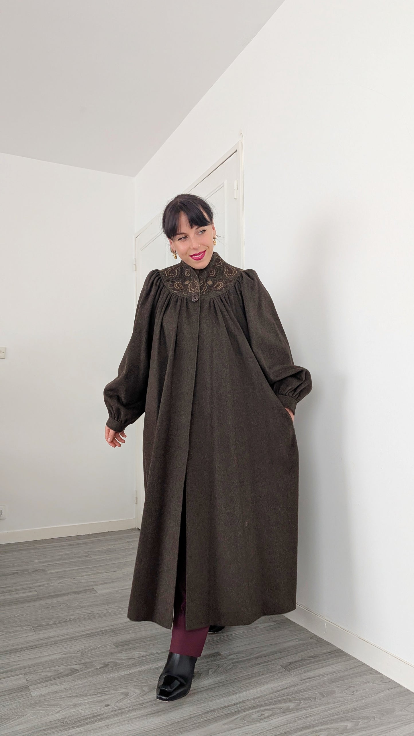 Manteau rare en laine T36