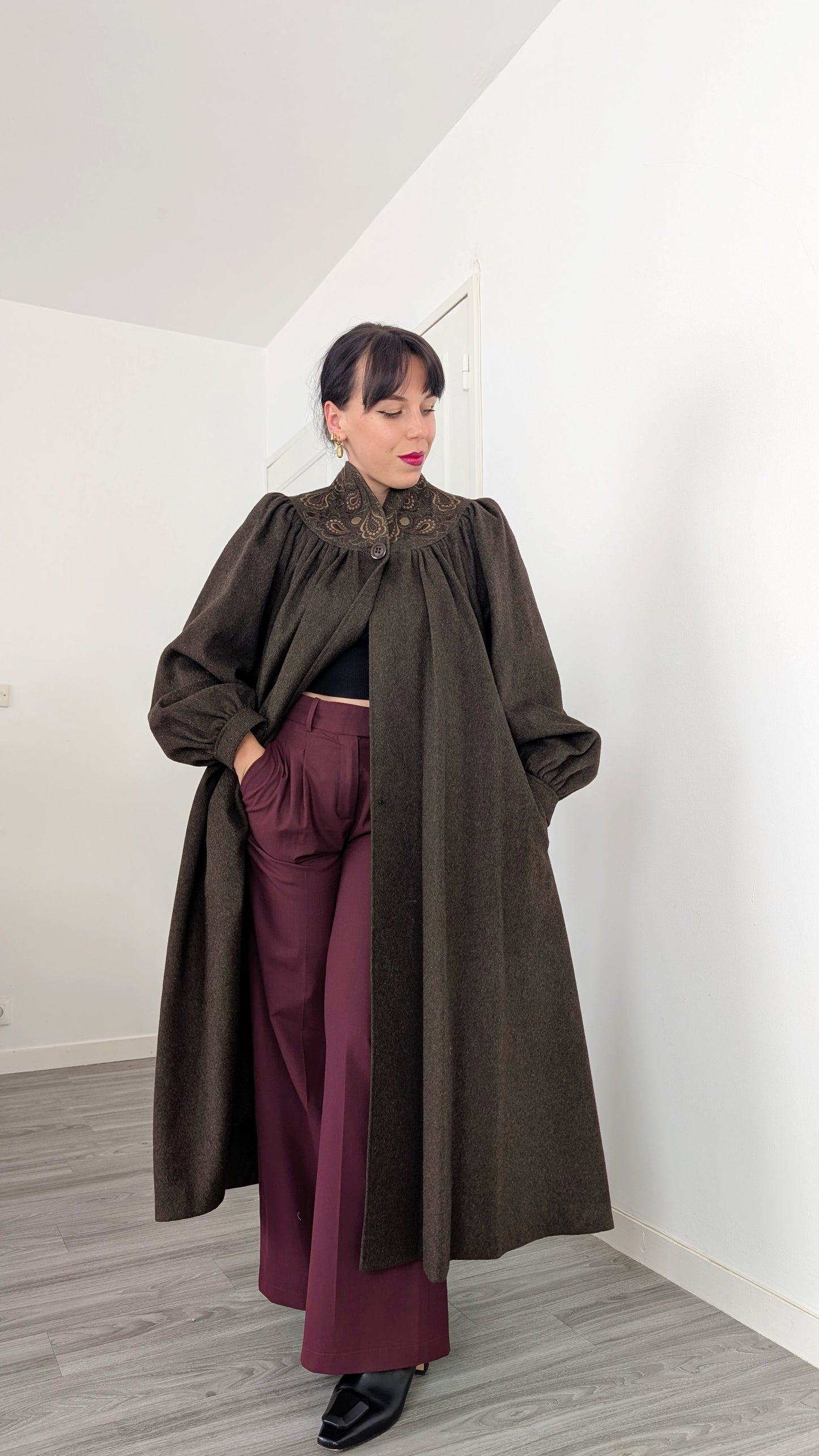 Manteau rare en laine T36