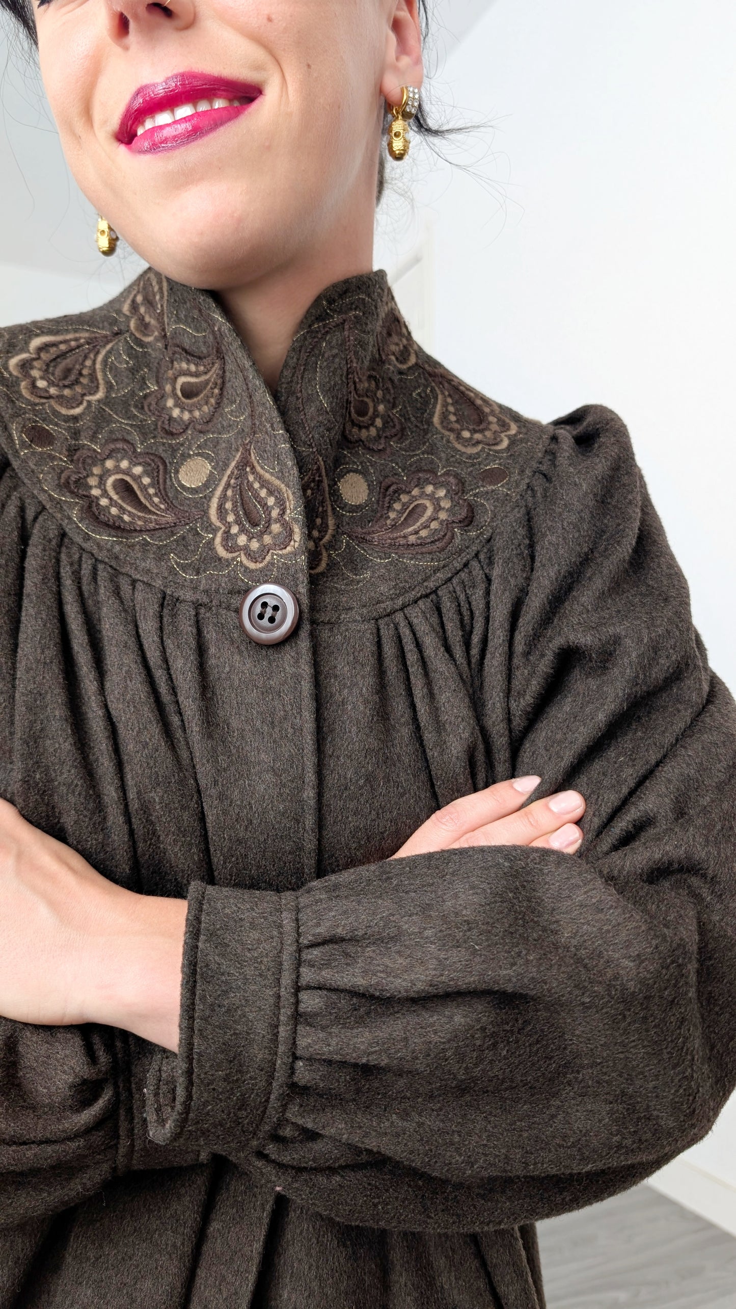 Manteau rare en laine T36