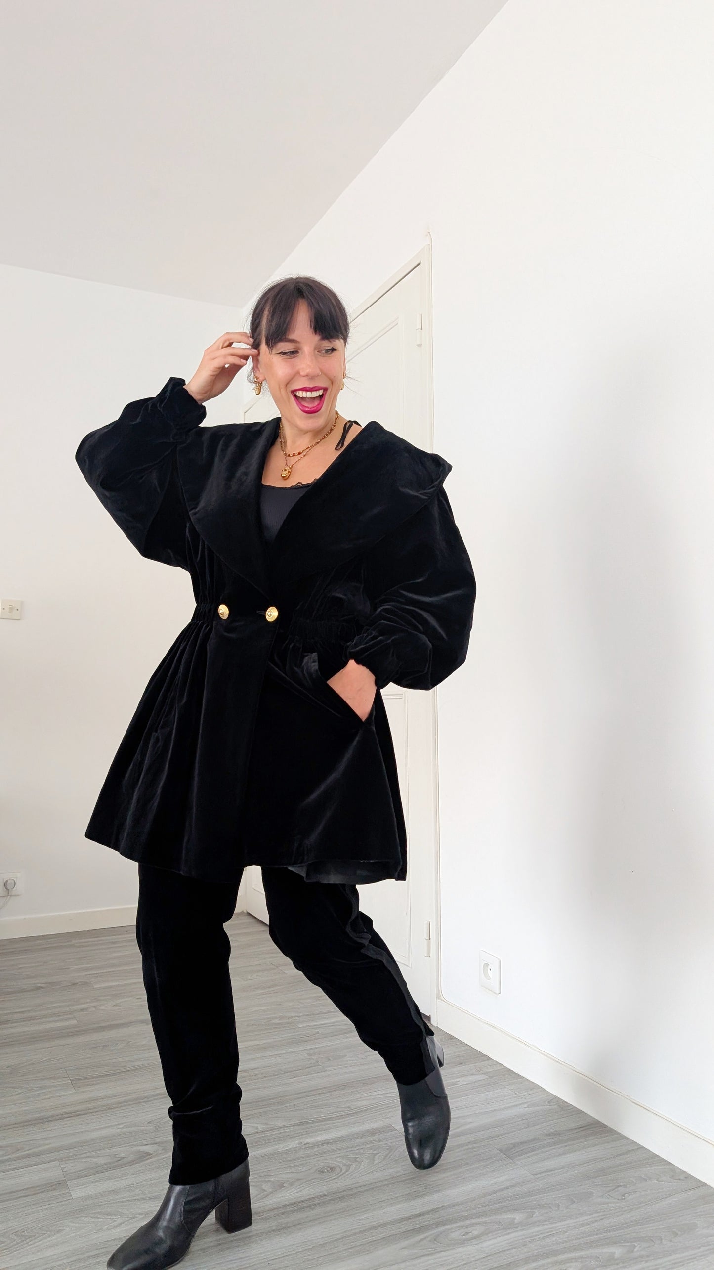 Ensemble Louis Féraud velours T36