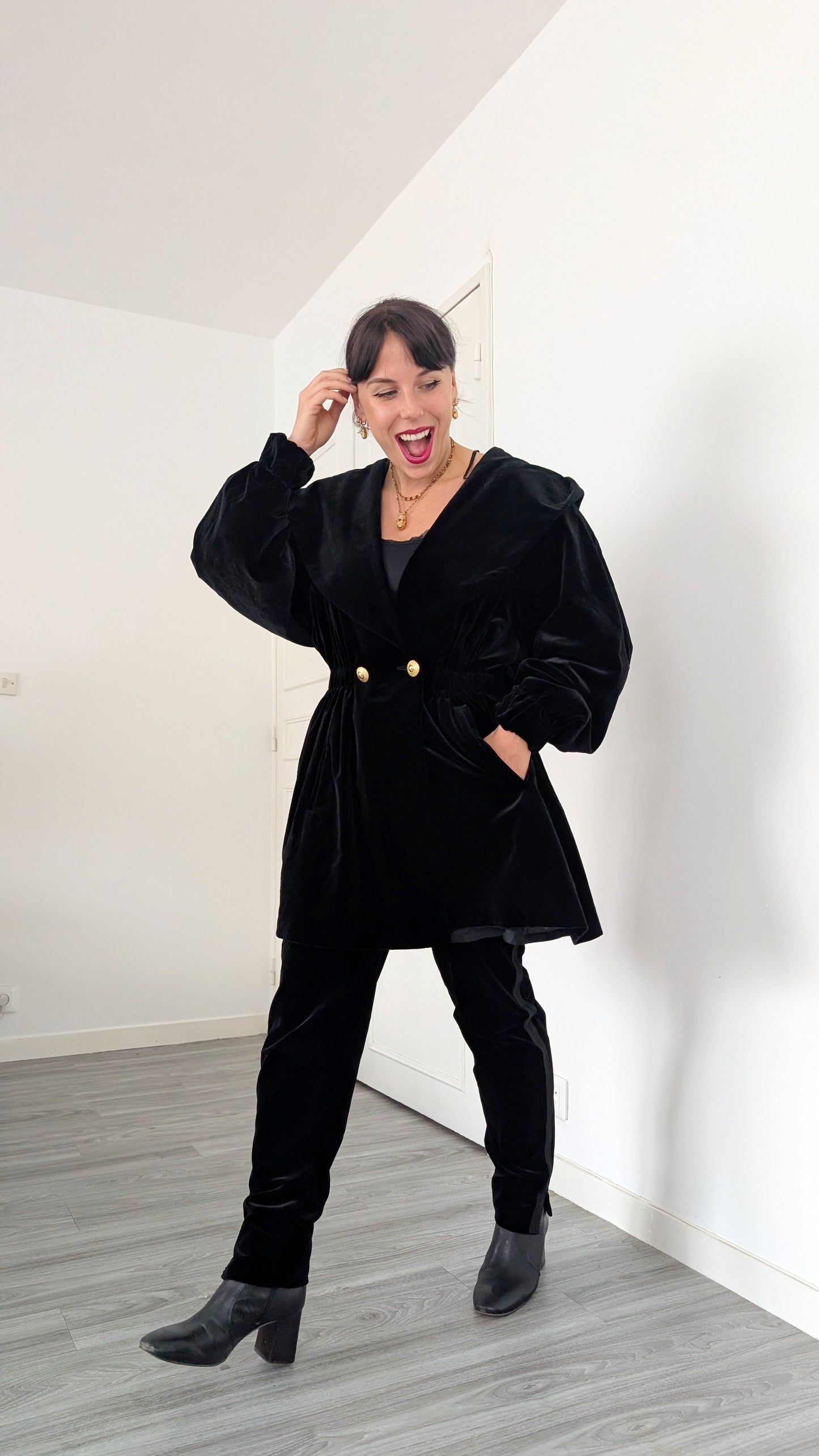 Ensemble Louis Féraud velours T36