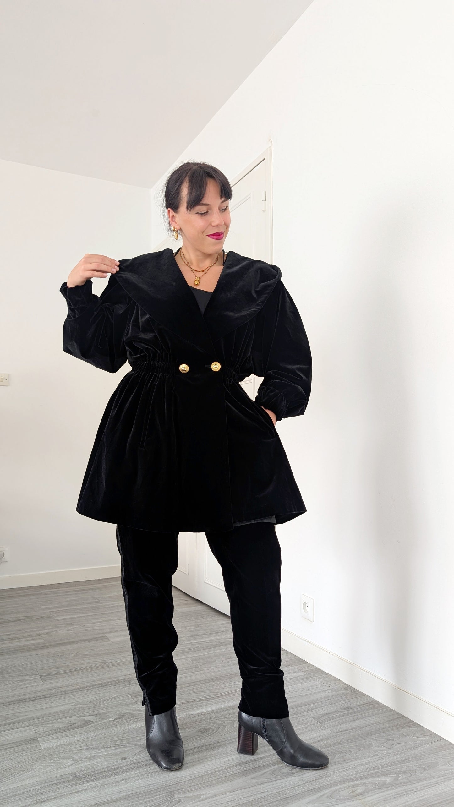 Ensemble Louis Féraud velours T36