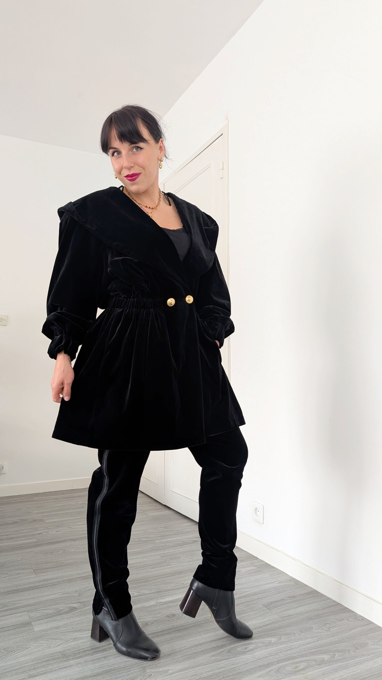 Ensemble Louis Féraud velours T36