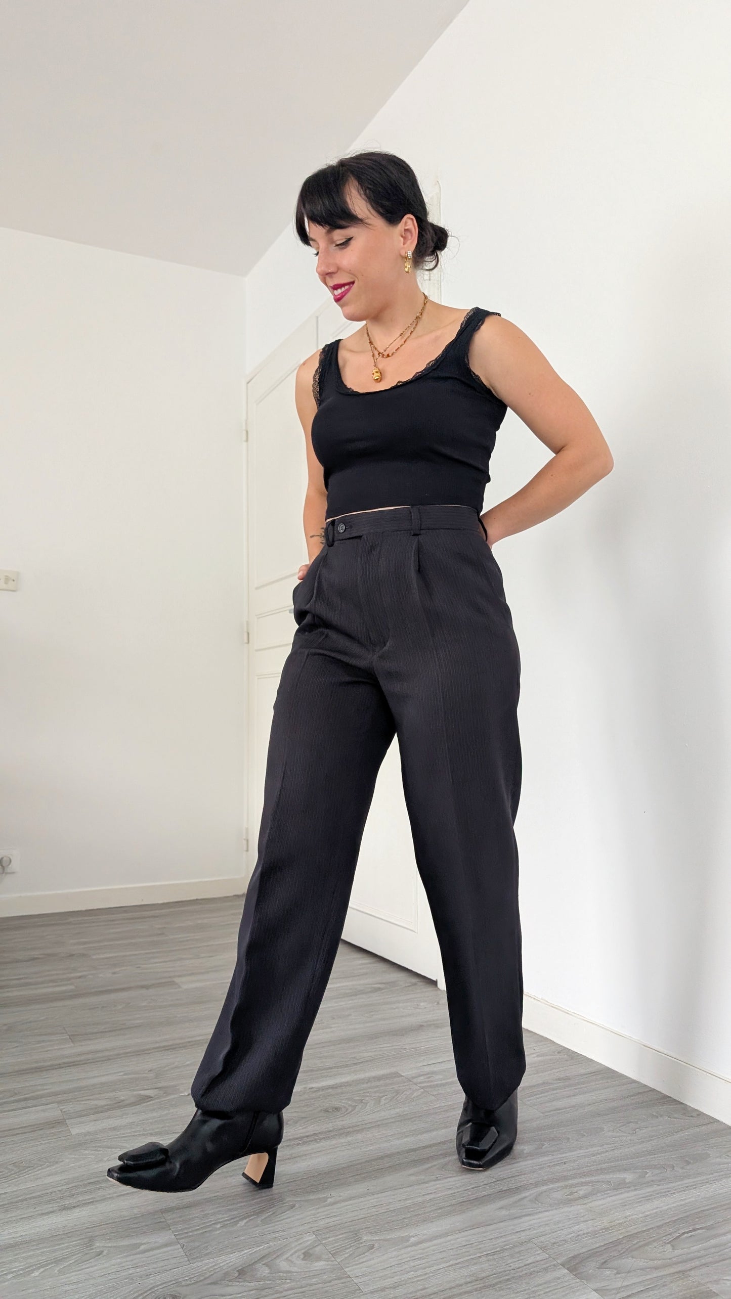 Pantalon à pinces T38