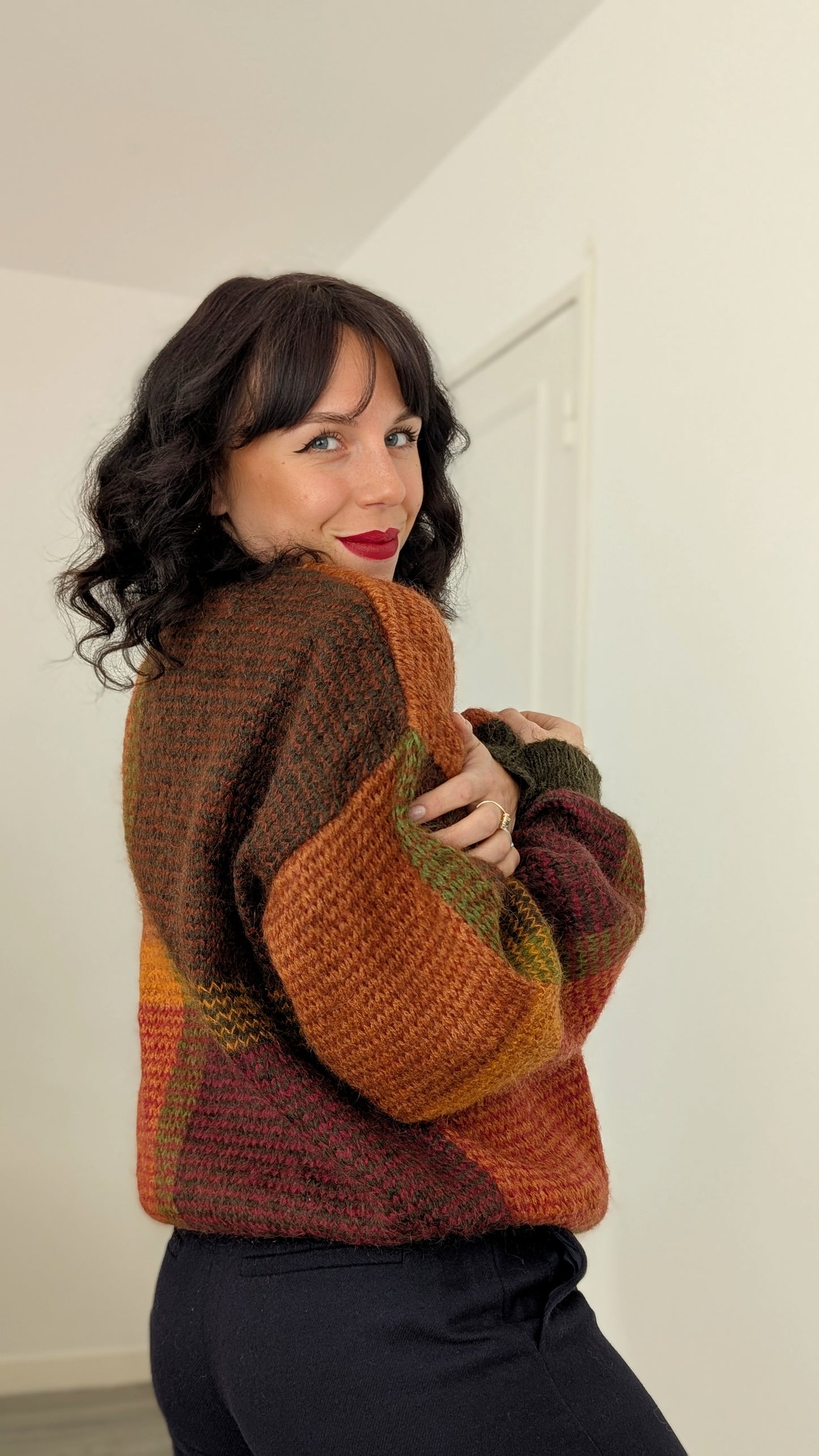 Pull en laine et mohair T42-44