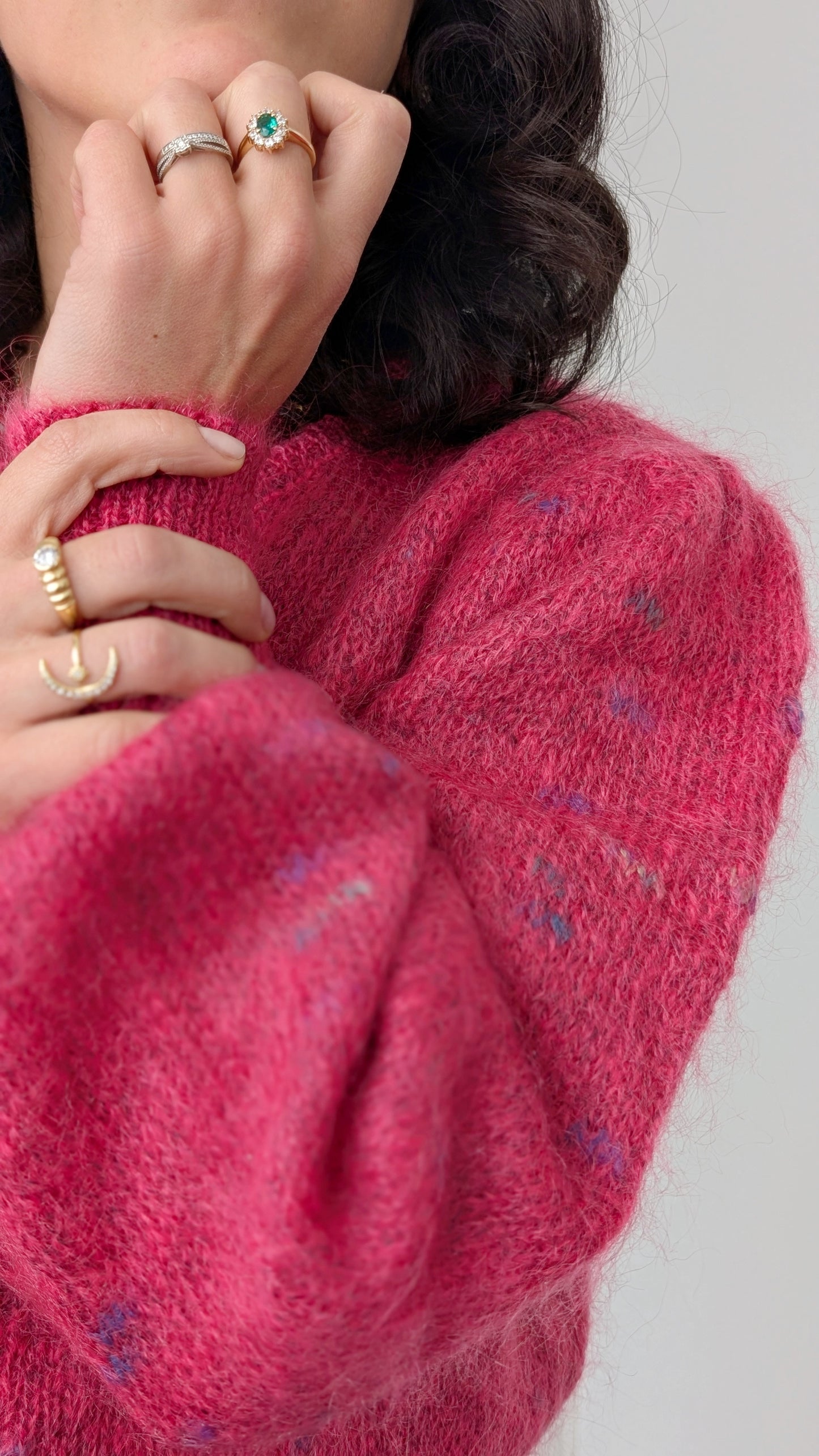 Cardigan 80s laine T40-42