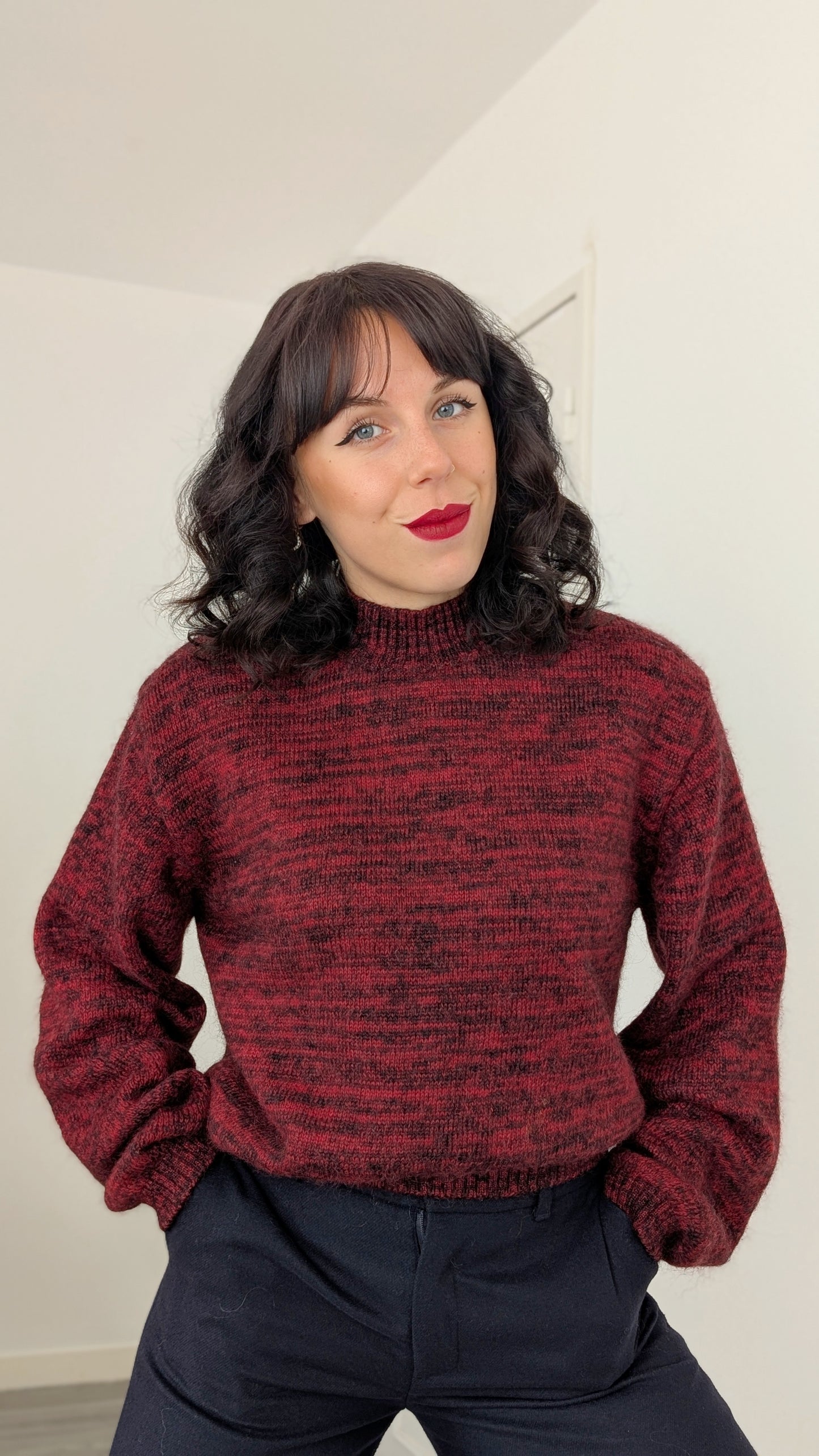 Pull laine douce jusqu'à une T42