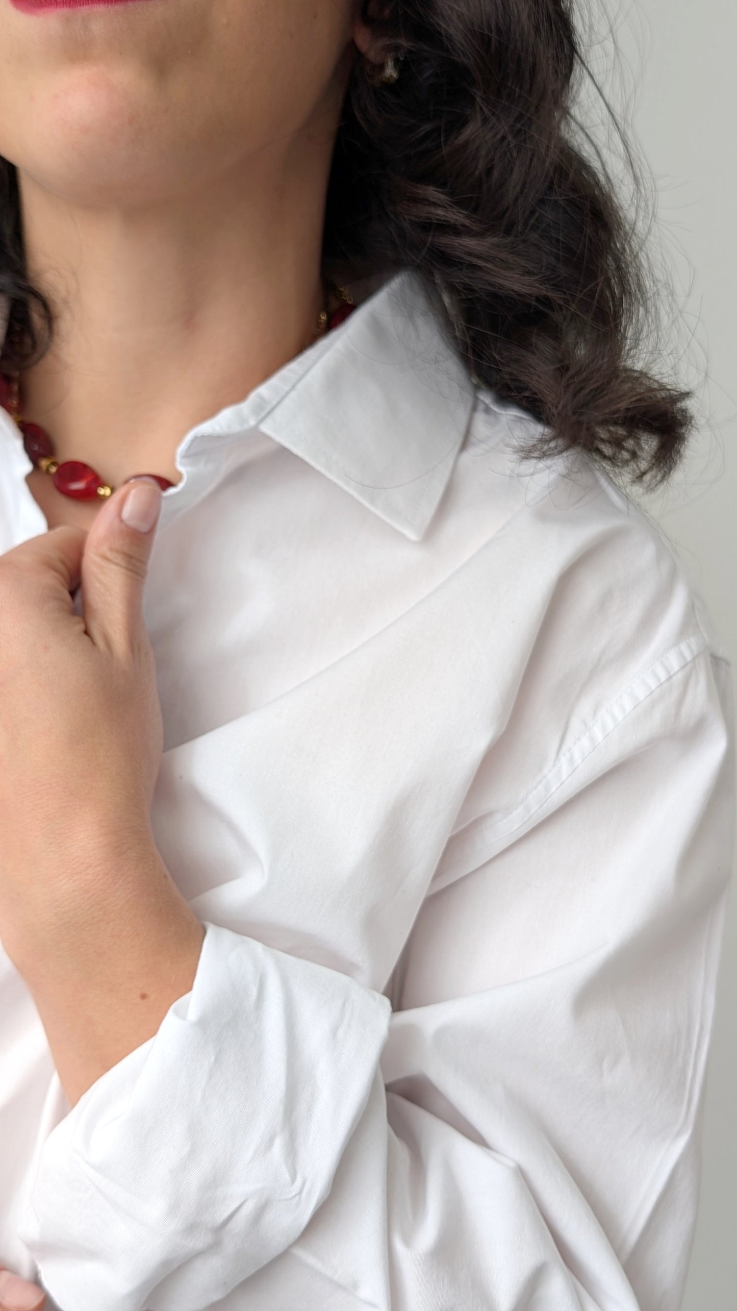 Chemise coton masculine jusqu'à T44-46