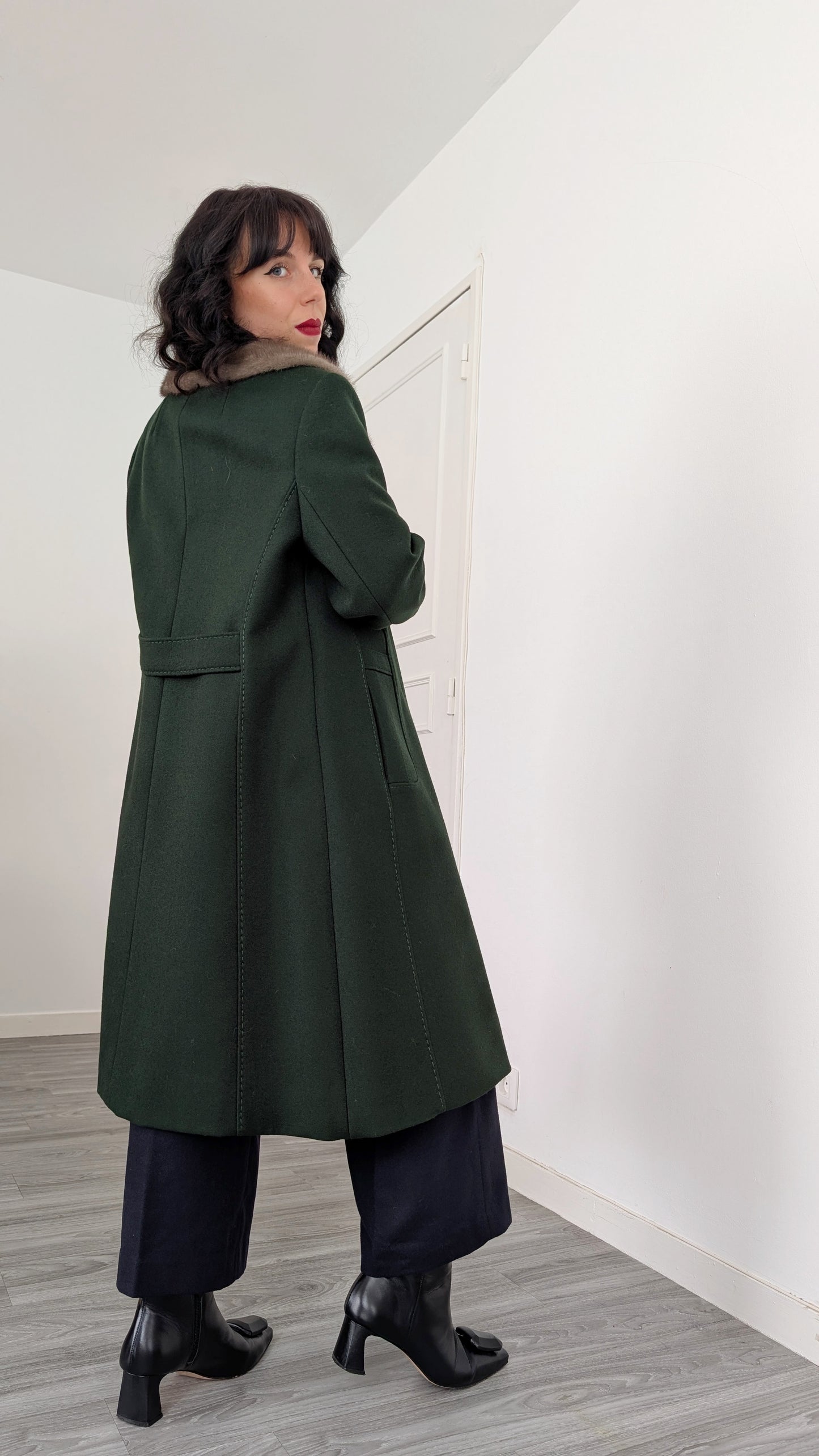 Manteau laine 1960 T38