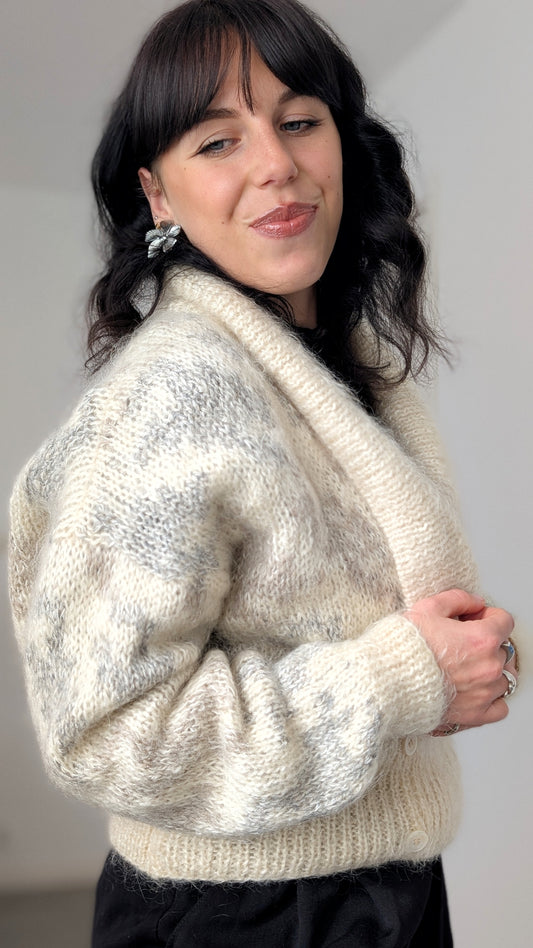 Cardigan 90s mohair T40-42