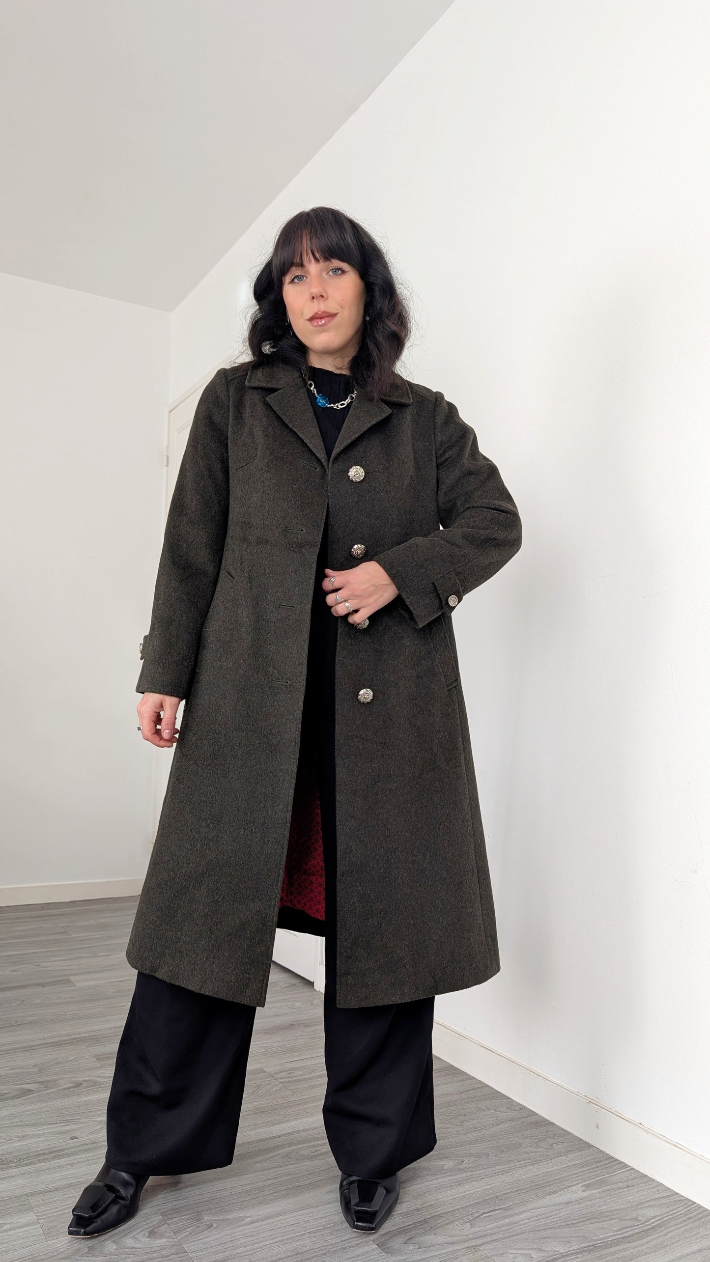 Manteau laine T38