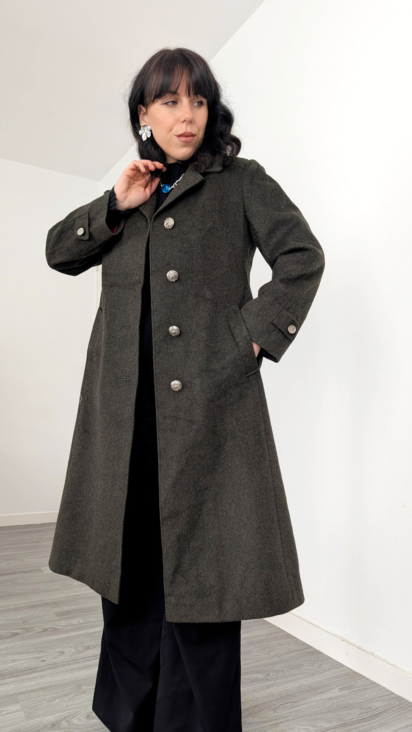 Manteau laine T38